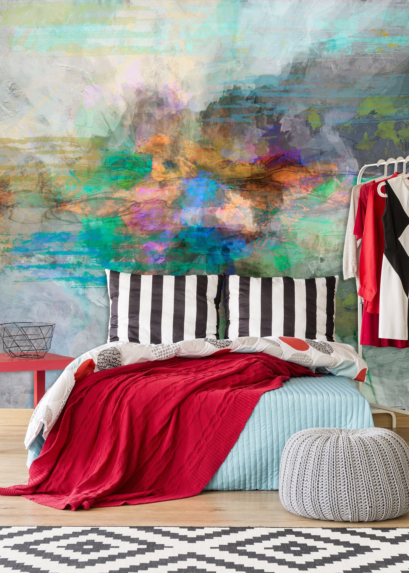 3D Blue Lake 1533 Michael Tienhaara Wall Mural Wall Murals Wallpaper AJ Wallpaper 2