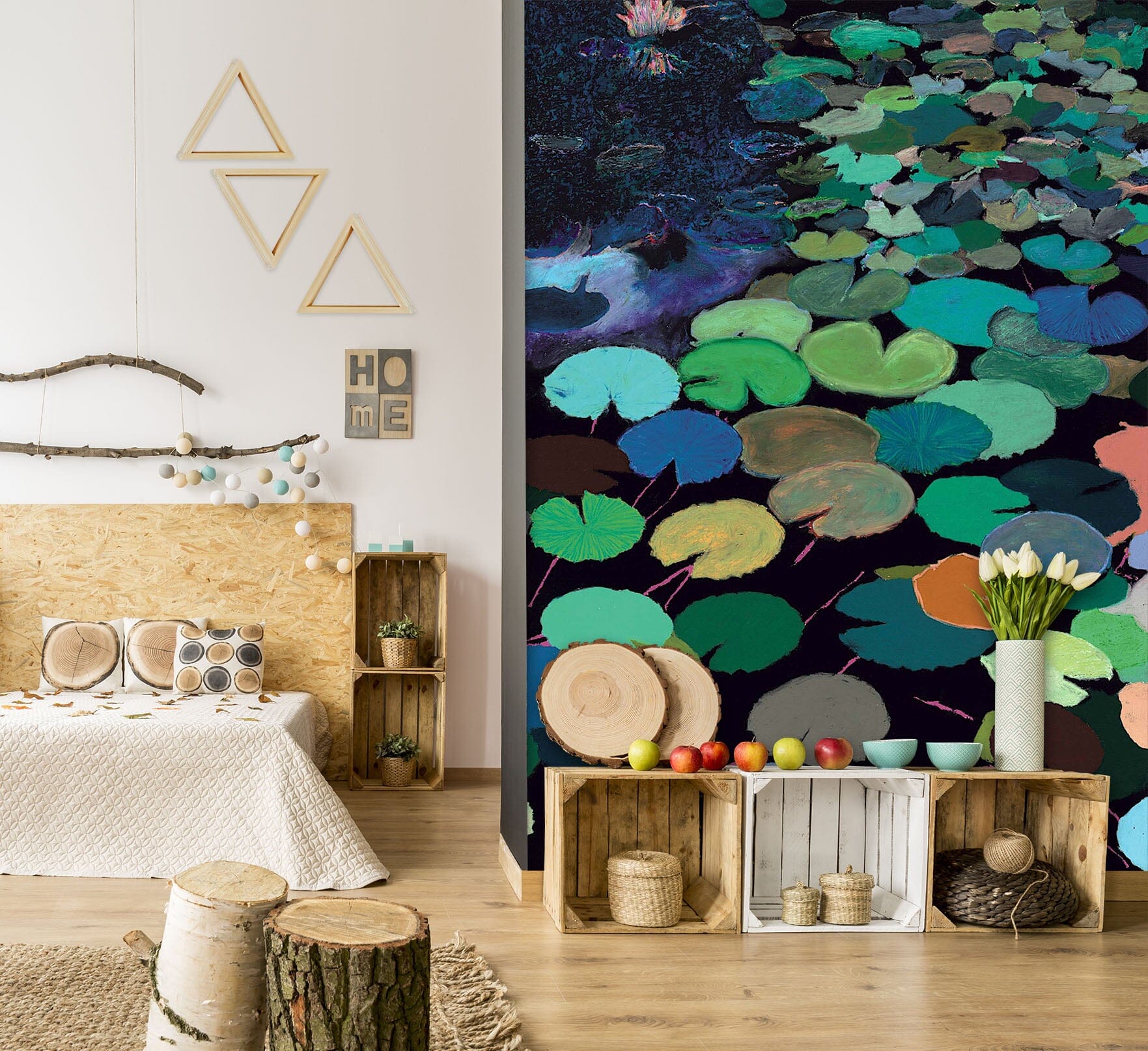3D White Lotus 263 Allan P. Friedlander Wall Mural Wall Murals Wallpaper AJ Wallpaper 2