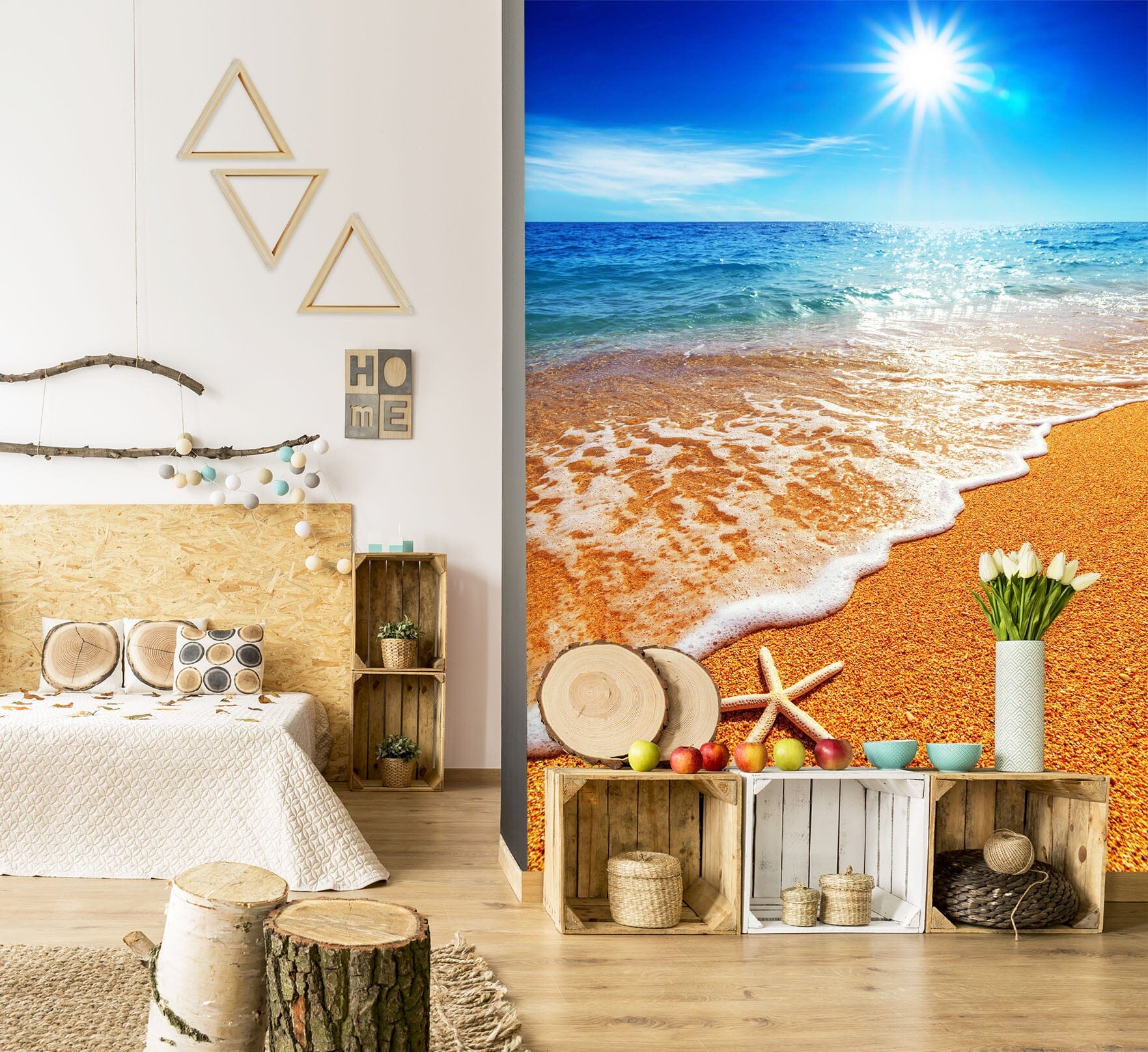 3D Beach Starfish 1001 Wall Murals Wallpaper AJ Wallpaper 2