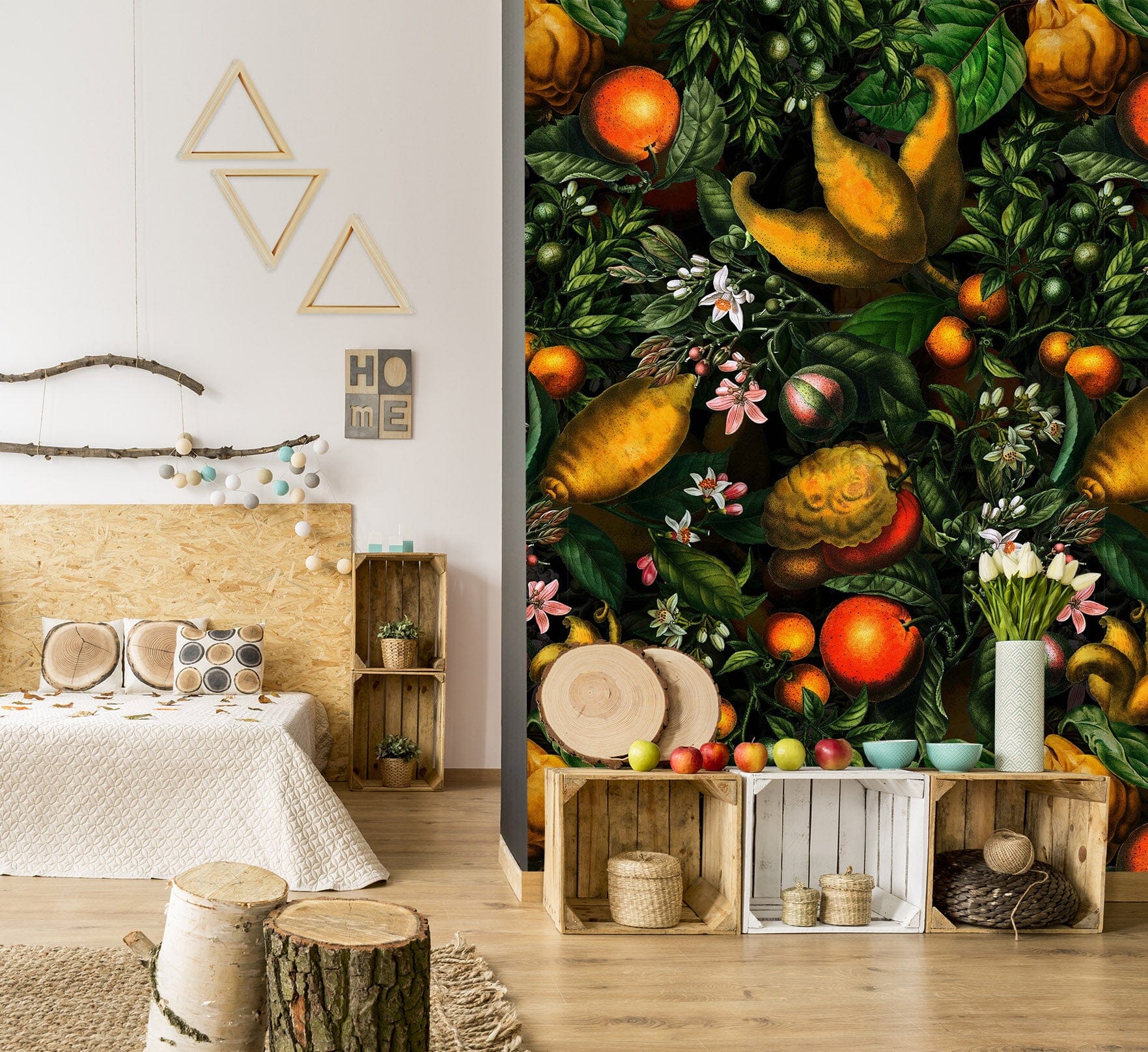 3D Golden Fruit 181 Uta Naumann Wall Mural Wall Murals Wallpaper AJ Wallpaper 2