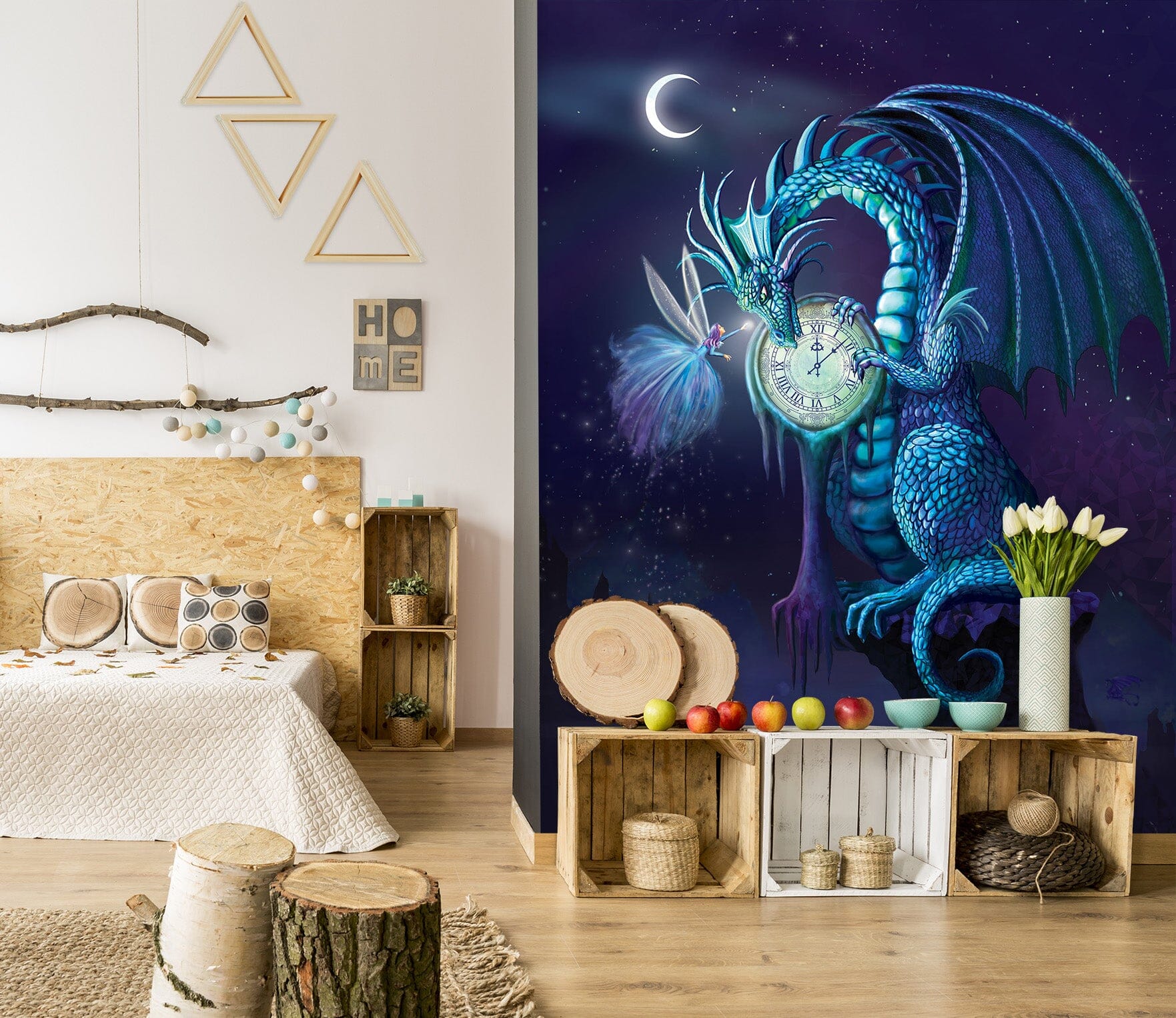 3D Night Dragon 1420 Rose Catherine Khan Wall Mural Wall Murals Wallpaper AJ Wallpaper 2