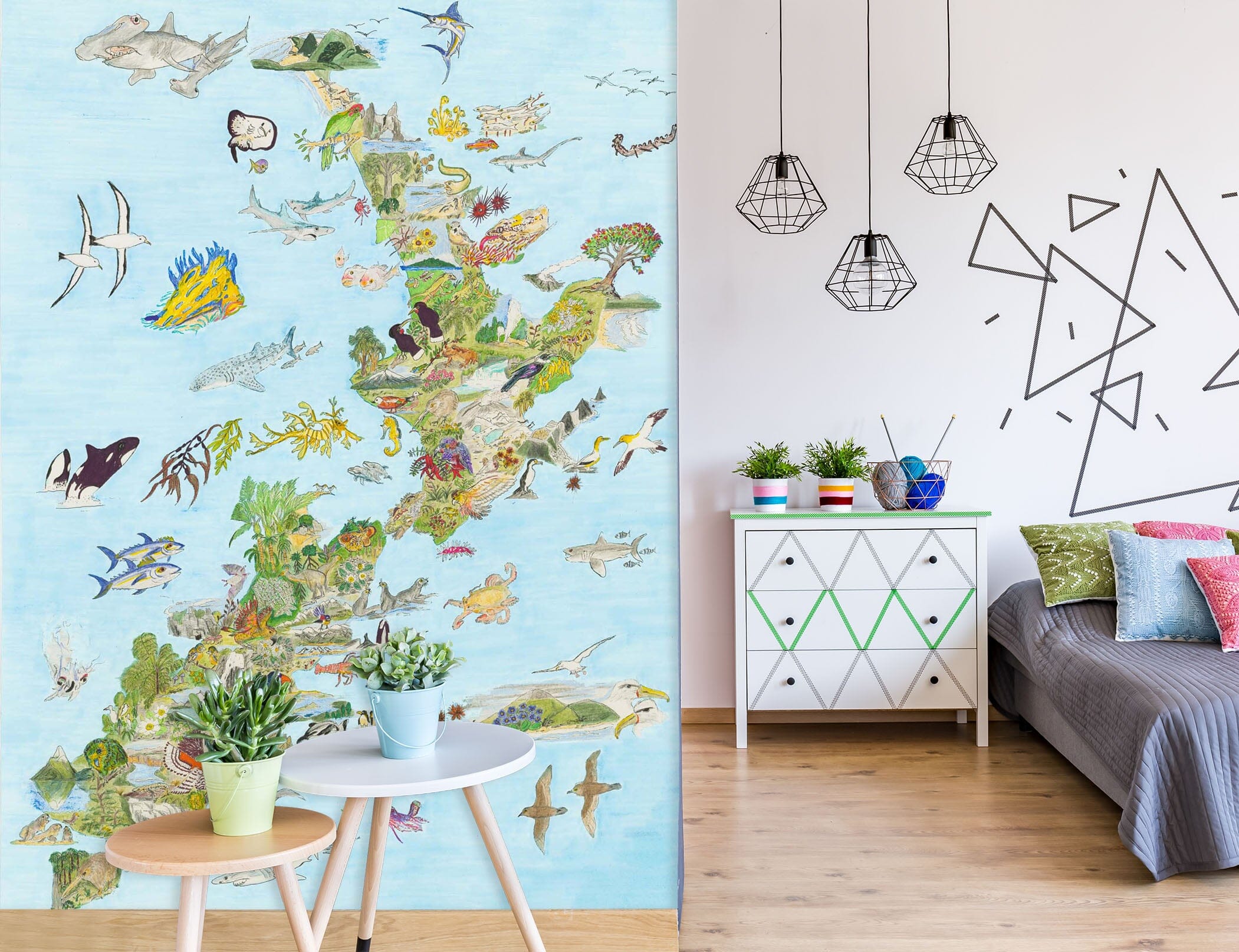 3D Ocean Island 1416 Michael Sewell Wall Mural Wall Murals Wallpaper AJ Wallpaper 2