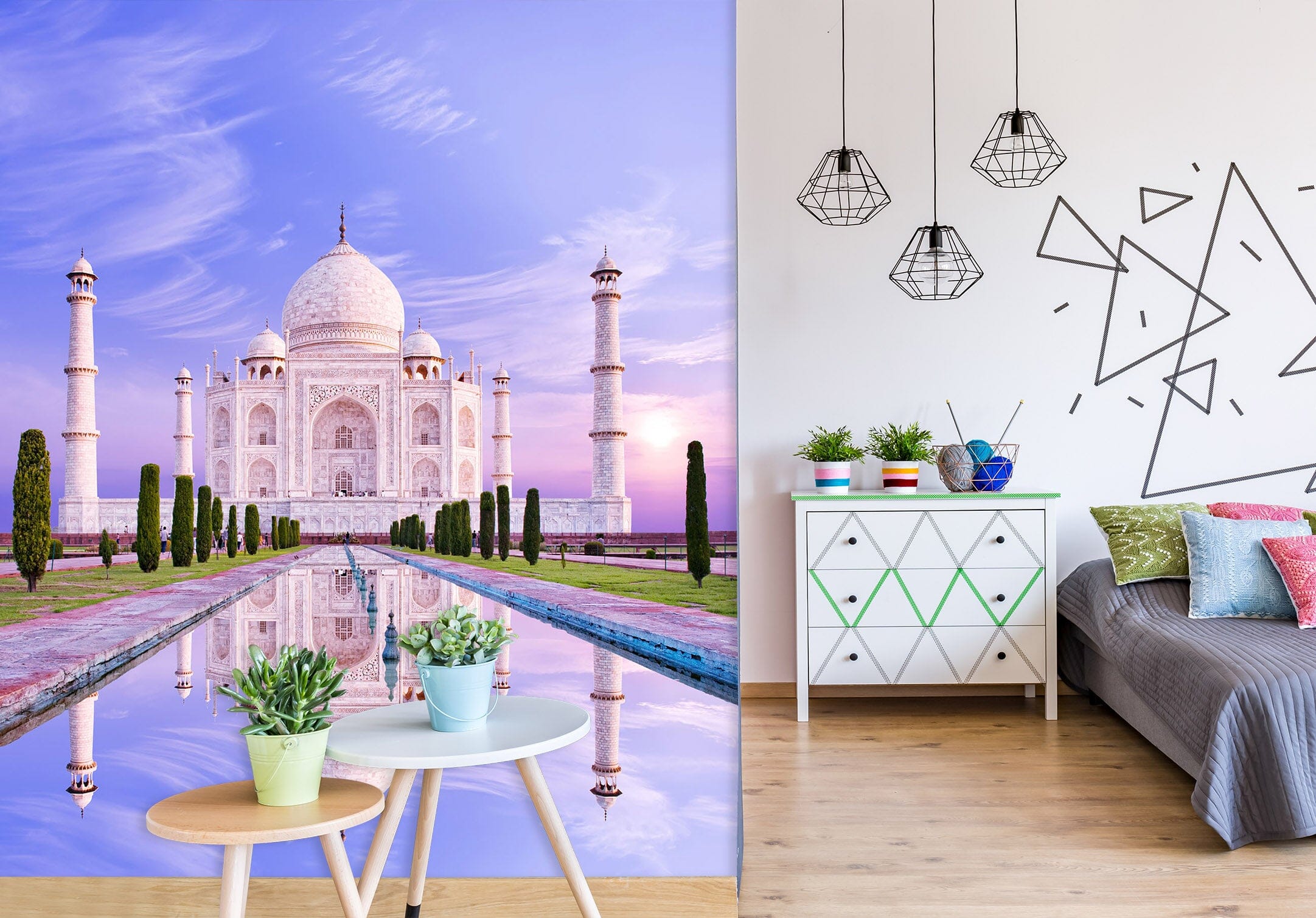 3D Purple Castle 1672 Wall Murals Wallpaper AJ Wallpaper 2