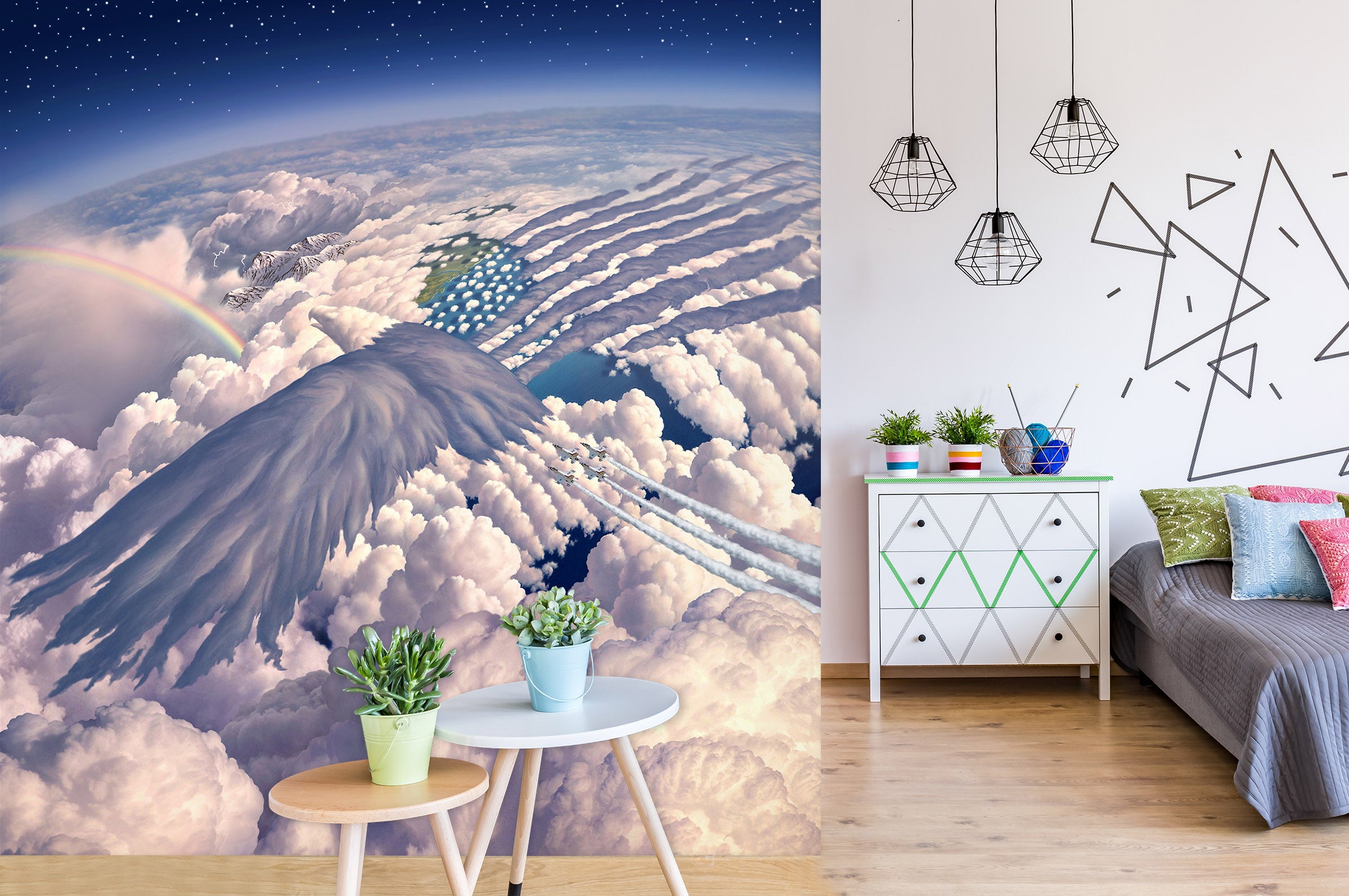 3D Clouds 85020 Jerry LoFaro Wall Mural Wall Murals