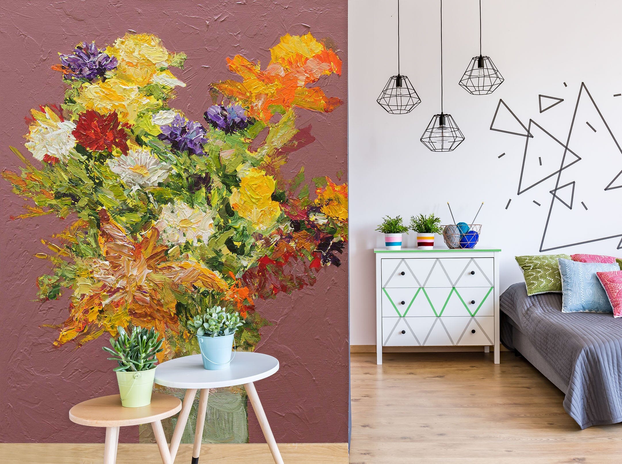 3D Beautiful Bouquet 258 Allan P. Friedlander Wall Mural Wall Murals Wallpaper AJ Wallpaper 2