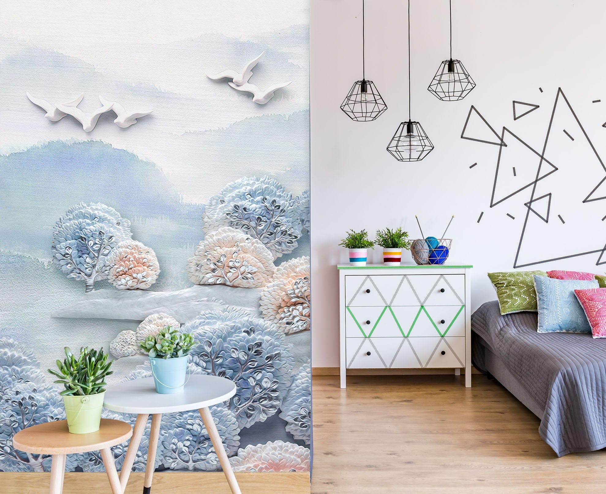 3D Forest Bird 1805 Wall Murals Wallpaper AJ Wallpaper 2