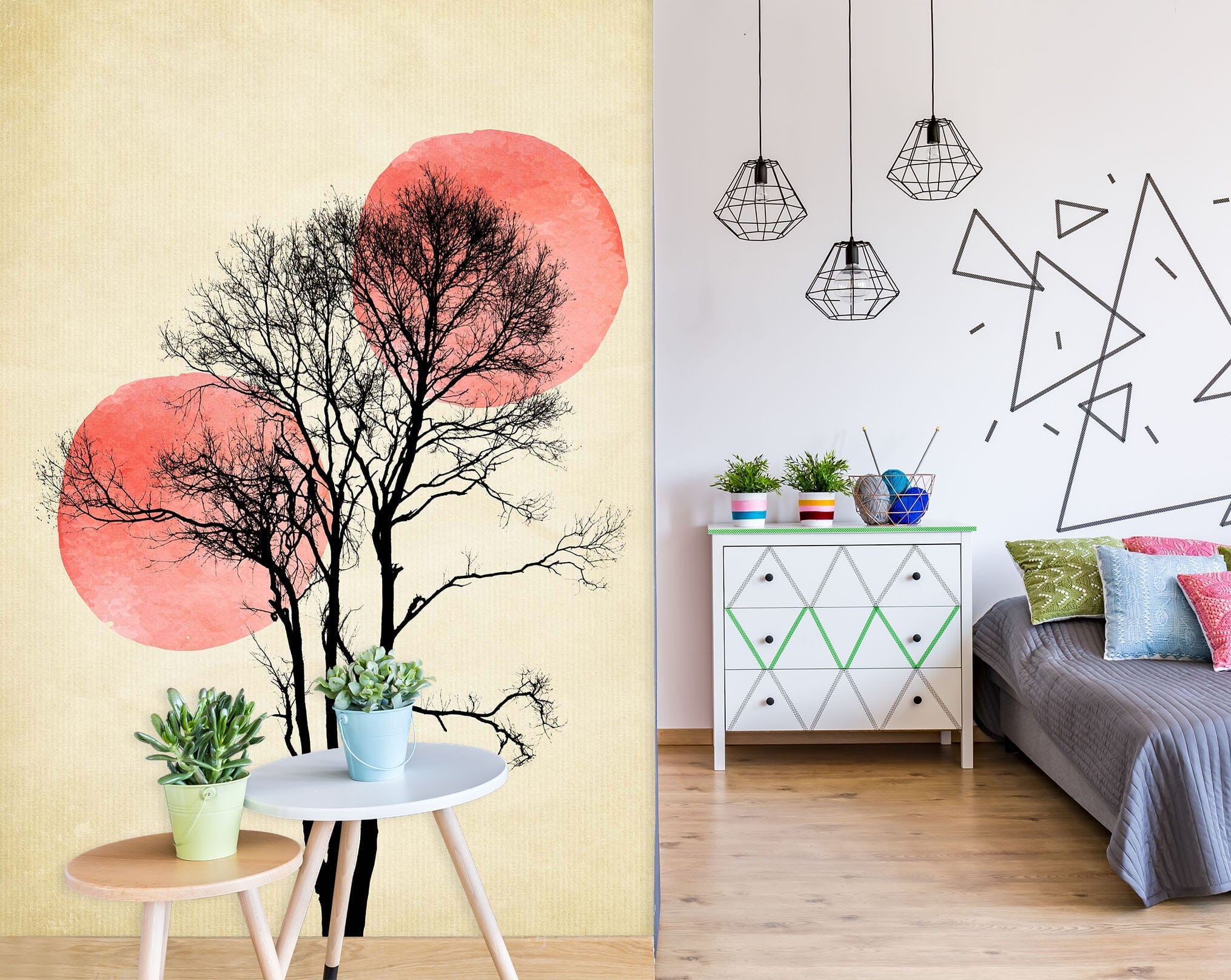 3D Moon Hiding 1411 Boris Draschoff Wall Mural Wall Murals Wallpaper AJ Wallpaper 2