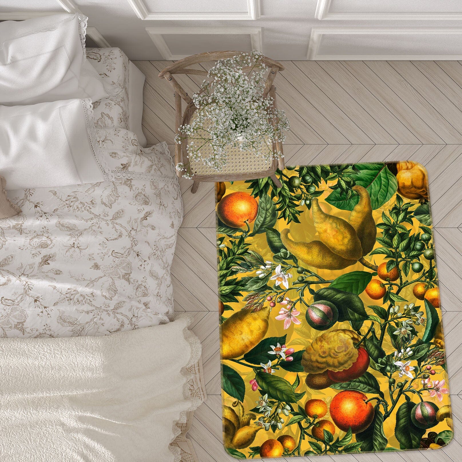 3D Golden Oranges 186 Uta Naumann Rug Non Slip Rug Mat Mat AJ Creativity Home