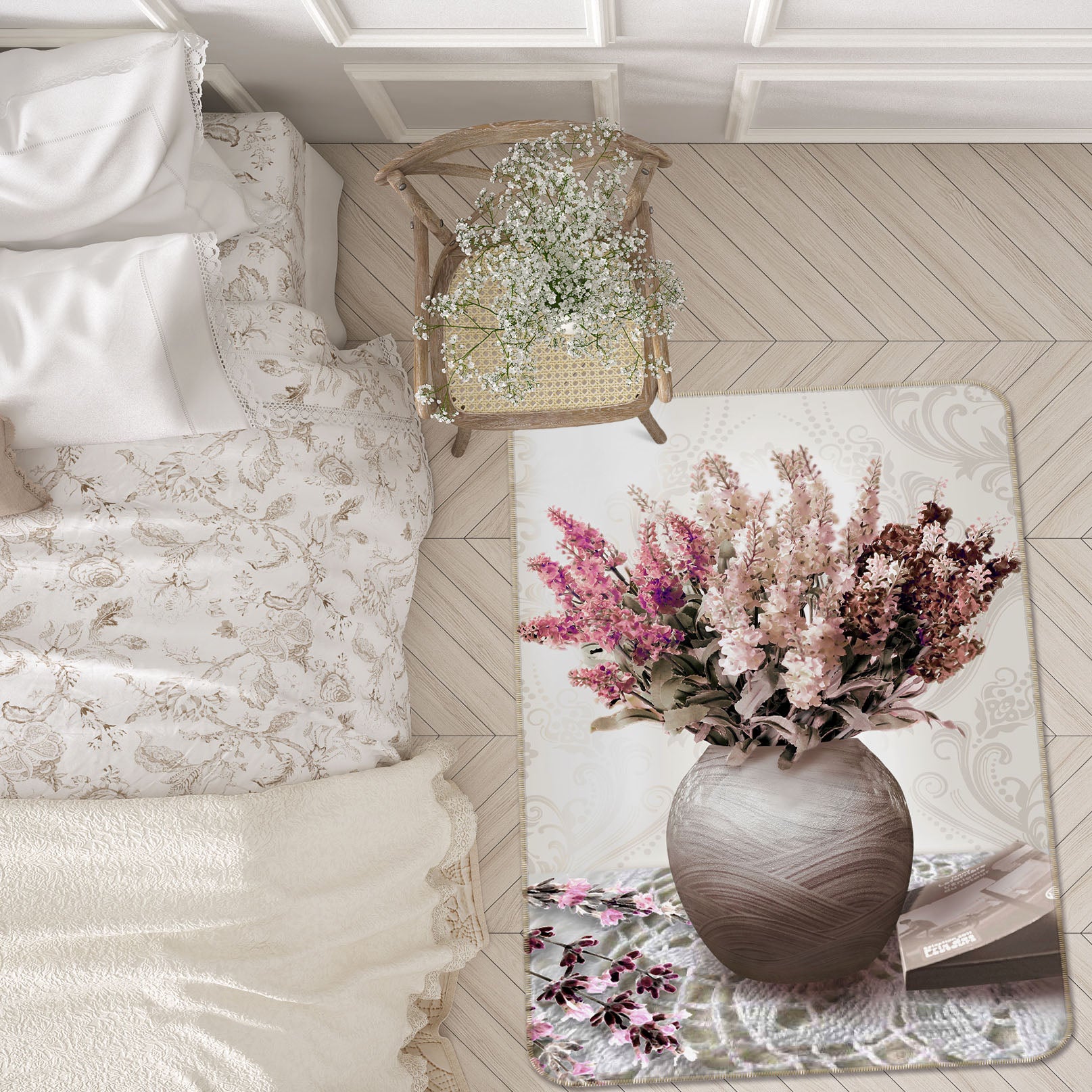 3D Vase 33241 Non Slip Rug Mat