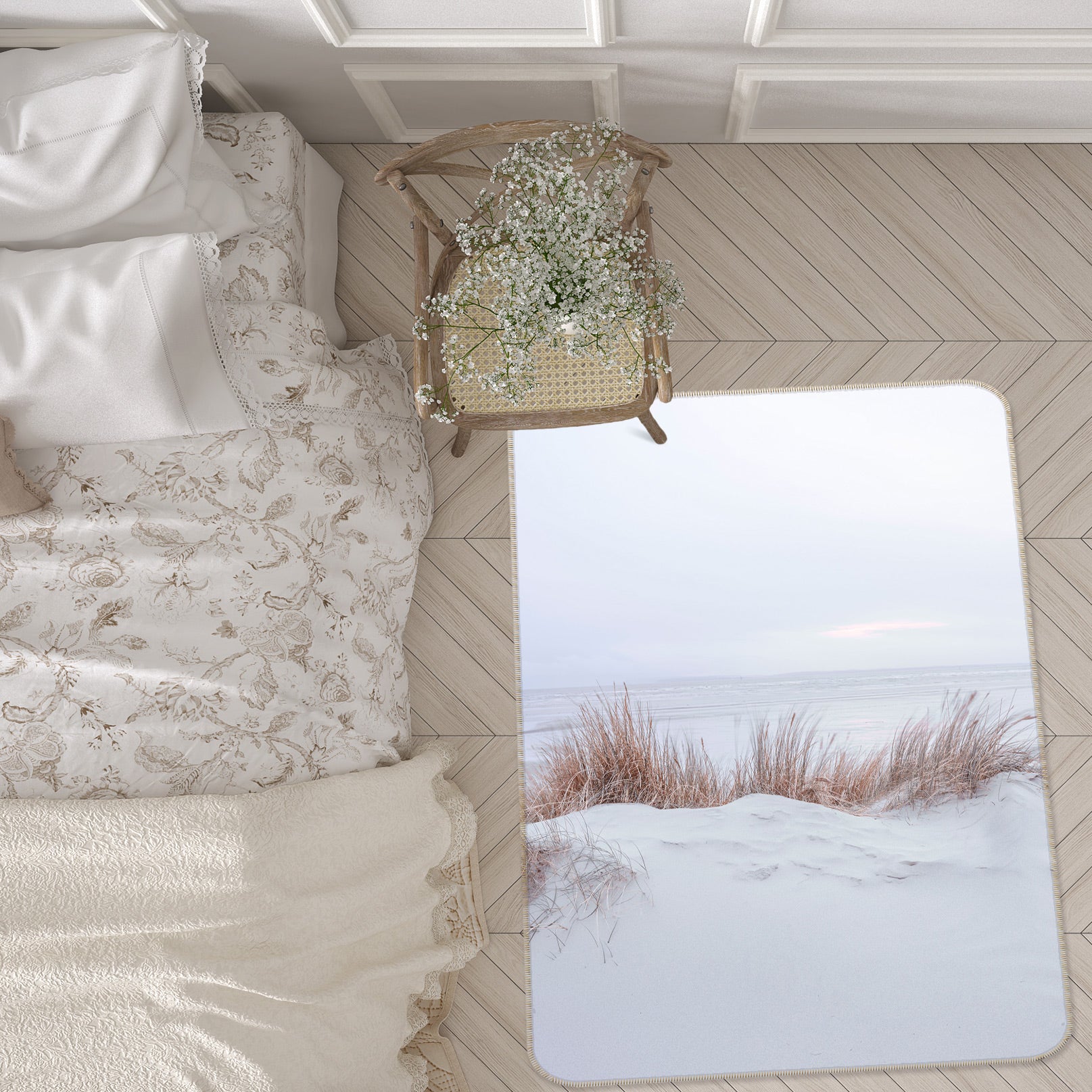 3D Sand Grass 199 Assaf Frank Rug Non Slip Rug Mat