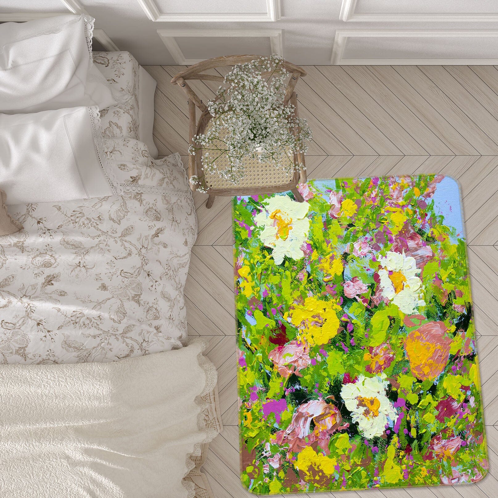 3D Beautiful Garden 3016 Allan P. Friedlander Rug Non Slip Rug Mat Mat AJ Creativity Home