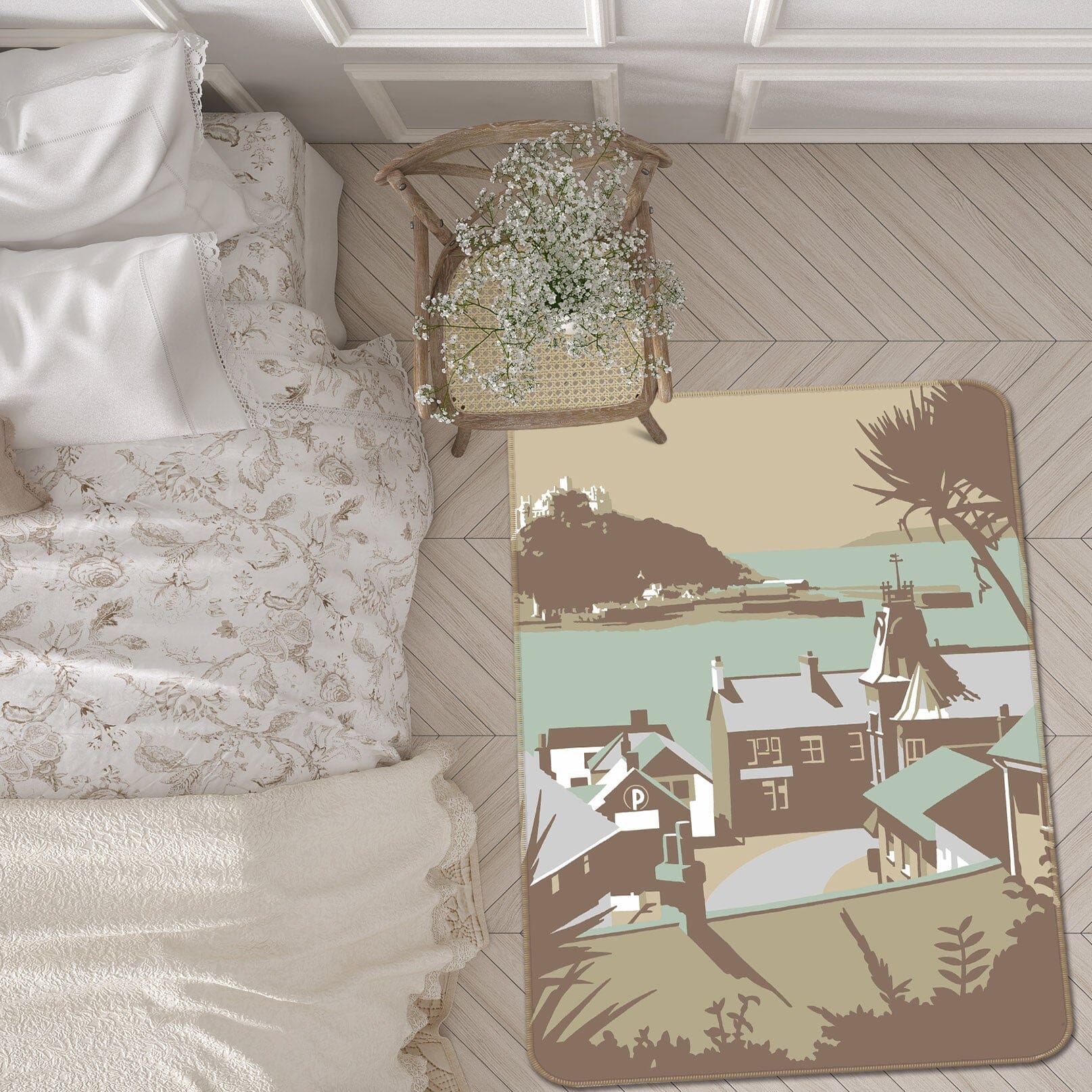 3D Marazion 1120 Steve Read Rug Non Slip Rug Mat Mat AJ Creativity Home