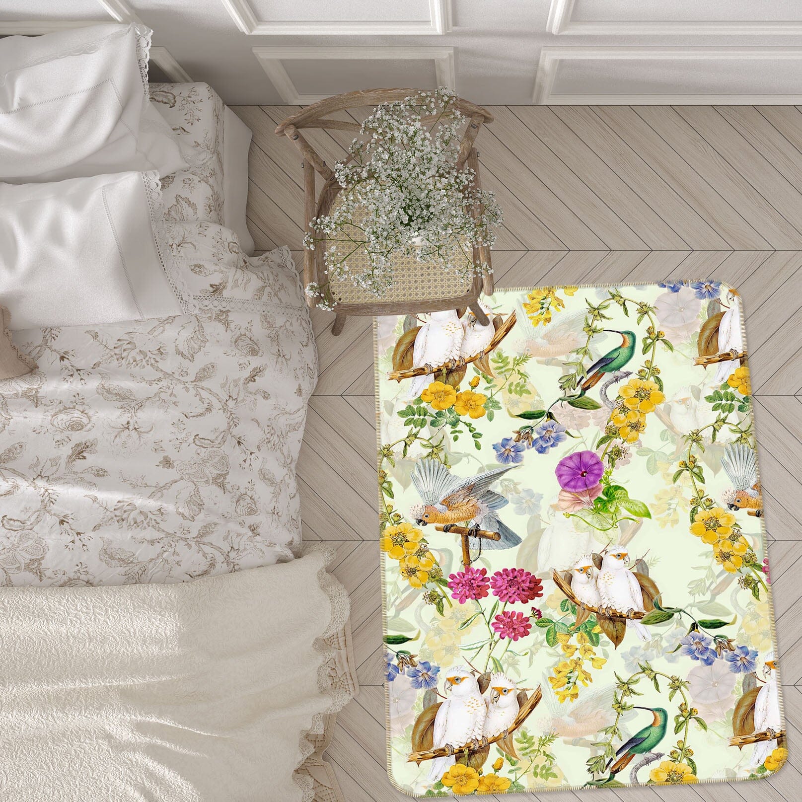 3D Color Garden 180 Uta Naumann Rug Non Slip Rug Mat Mat AJ Creativity Home