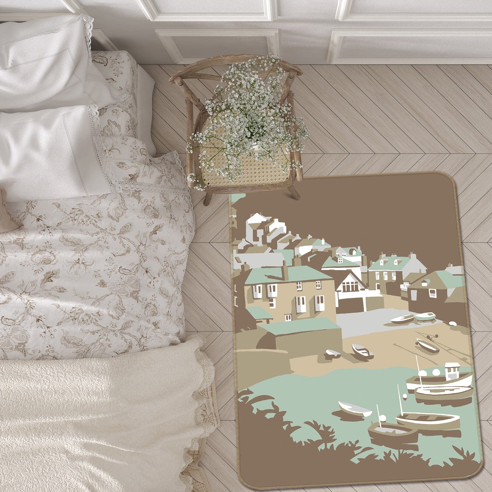 3D Port Isaac 1007 Steve Read Rug Non Slip Rug Mat Mat AJ Creativity Home