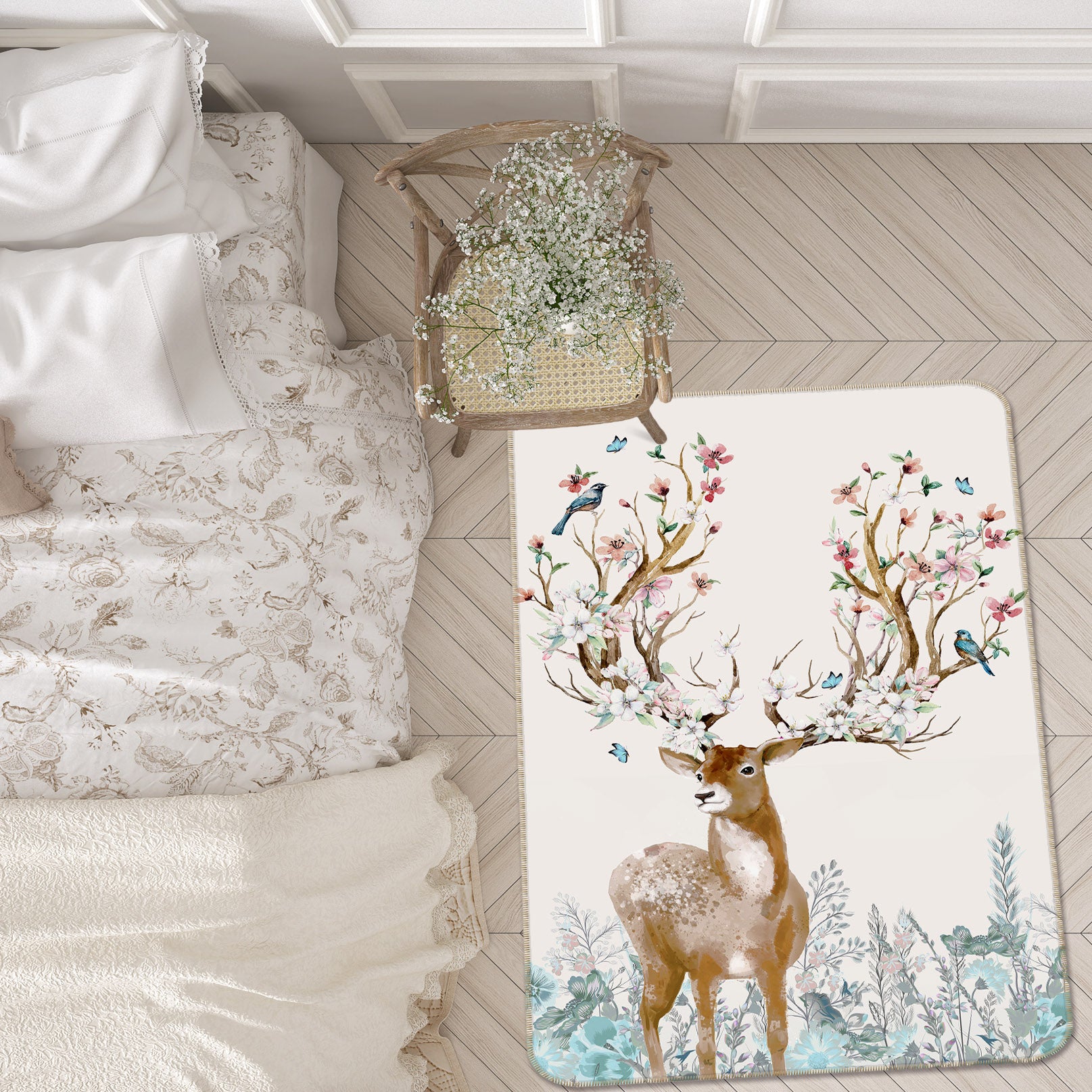 3D Deer 34103 Non Slip Rug Mat