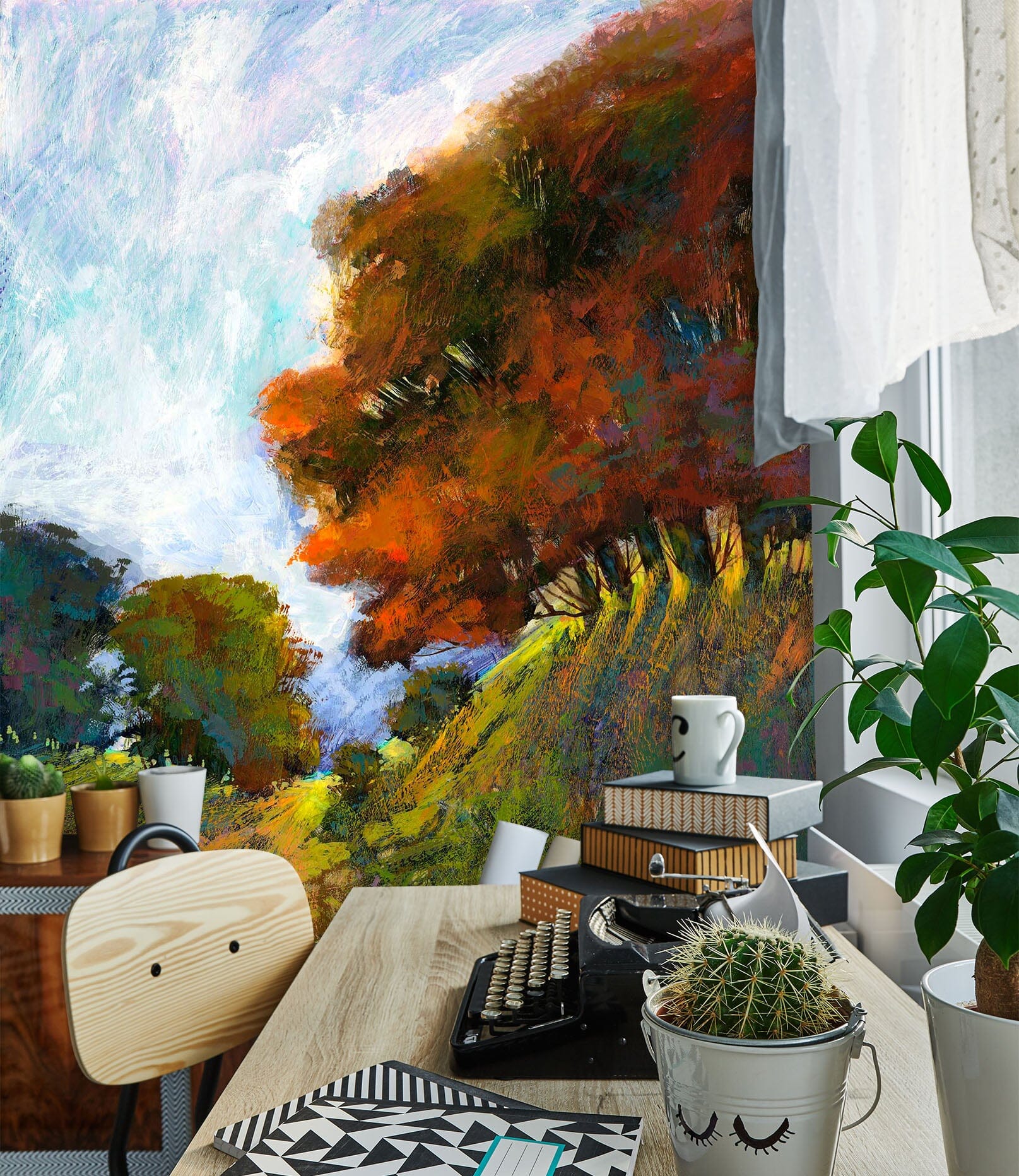 3D Maple Forest 1551 Michael Tienhaara Wall Mural Wall Murals Wallpaper AJ Wallpaper 2