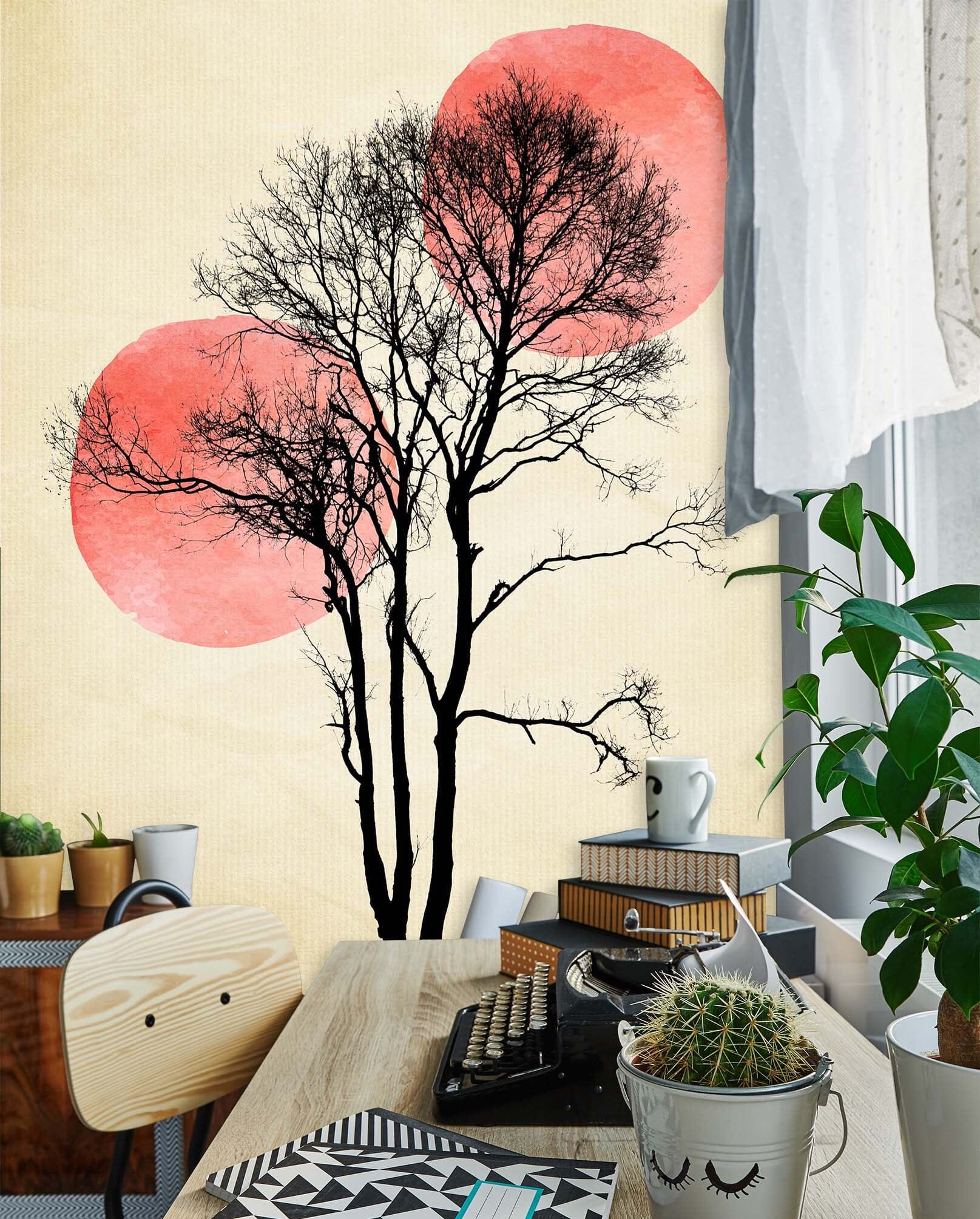 3D Moon Hiding 1411 Boris Draschoff Wall Mural Wall Murals Wallpaper AJ Wallpaper 2