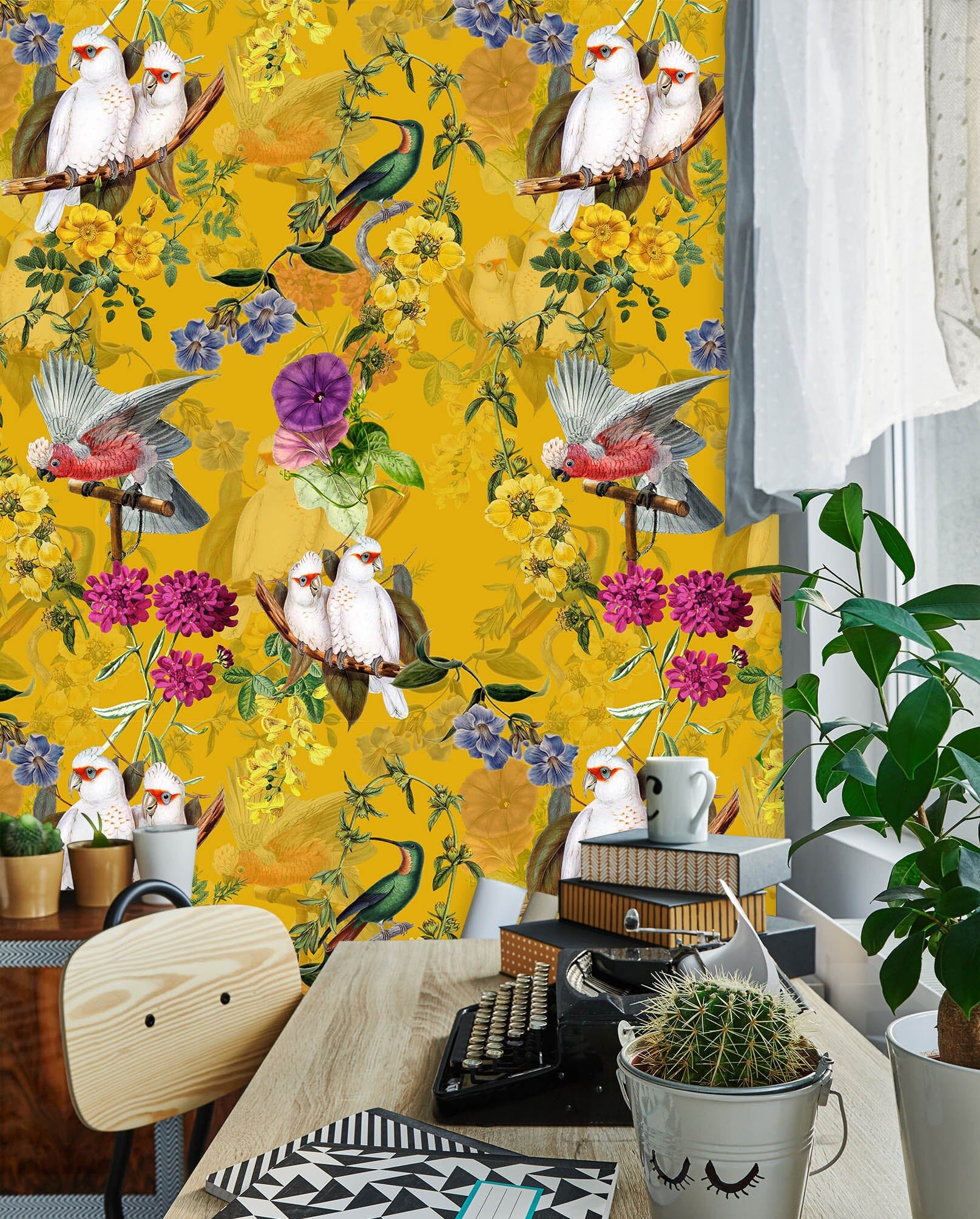 3D Flowers Birds 184 Uta Naumann Wall Mural Wall Murals Wallpaper AJ Wallpaper 2
