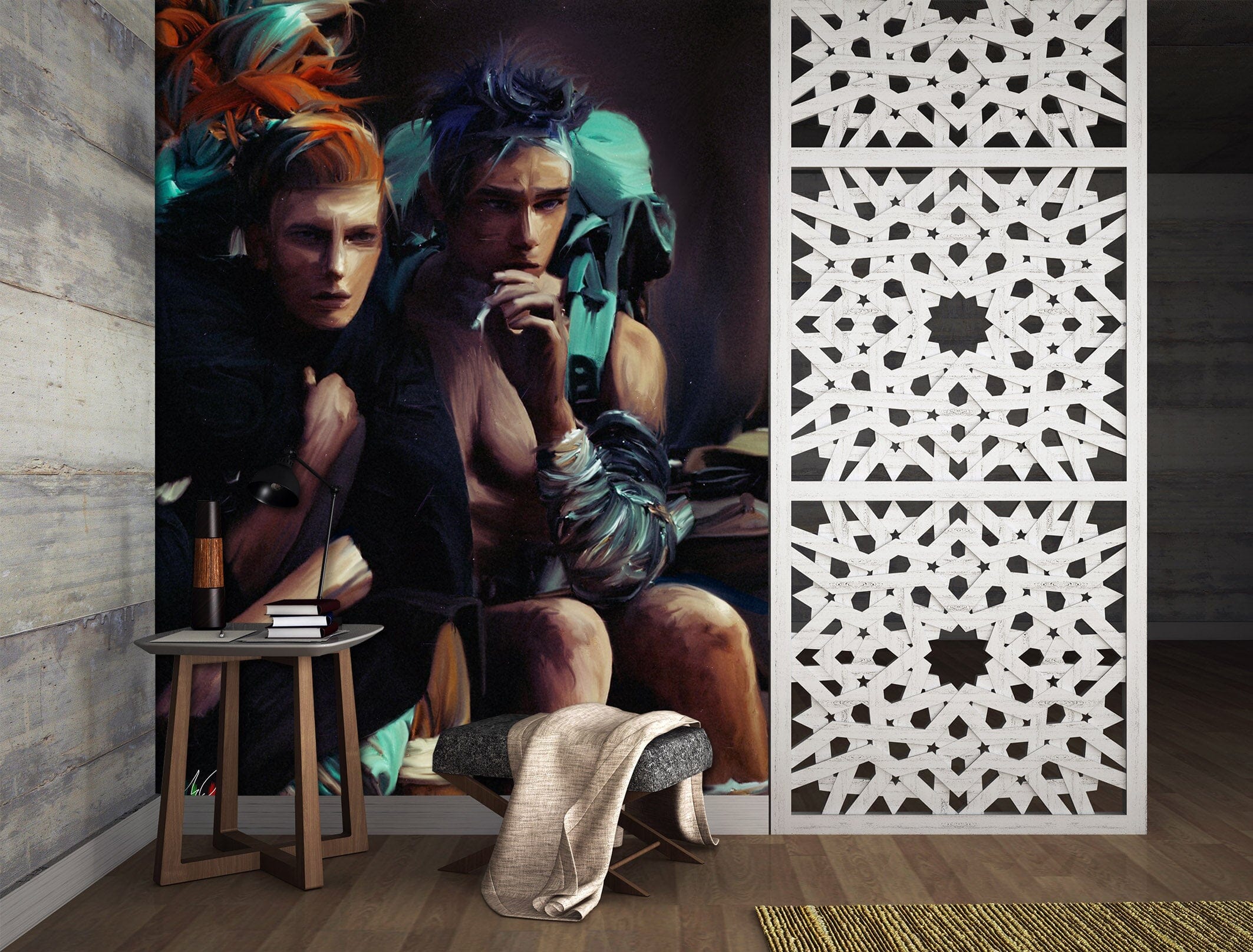 3D Game Queen King 1399 Marco Cavazzana Wall Mural Wall Murals Wallpaper AJ Wallpaper 2