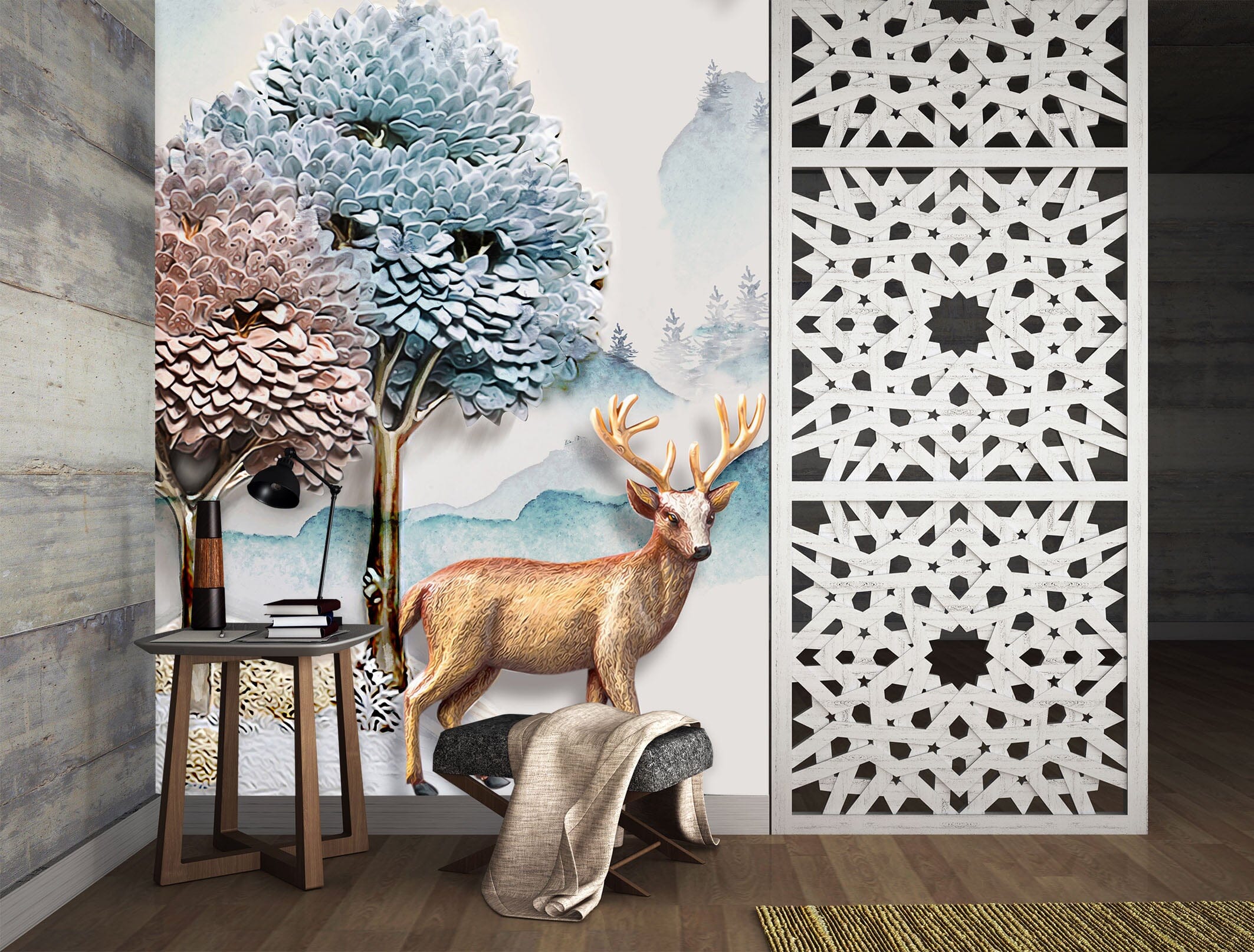 3D Colored Valley 063 Wall Murals Wallpaper AJ Wallpaper 2