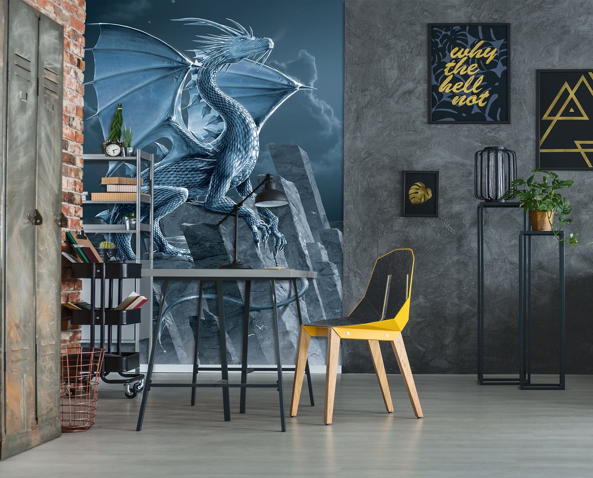 3D Silver Dragon 1550 Wall Murals Exclusive Designer Vincent Wallpaper AJ Wallpaper 2