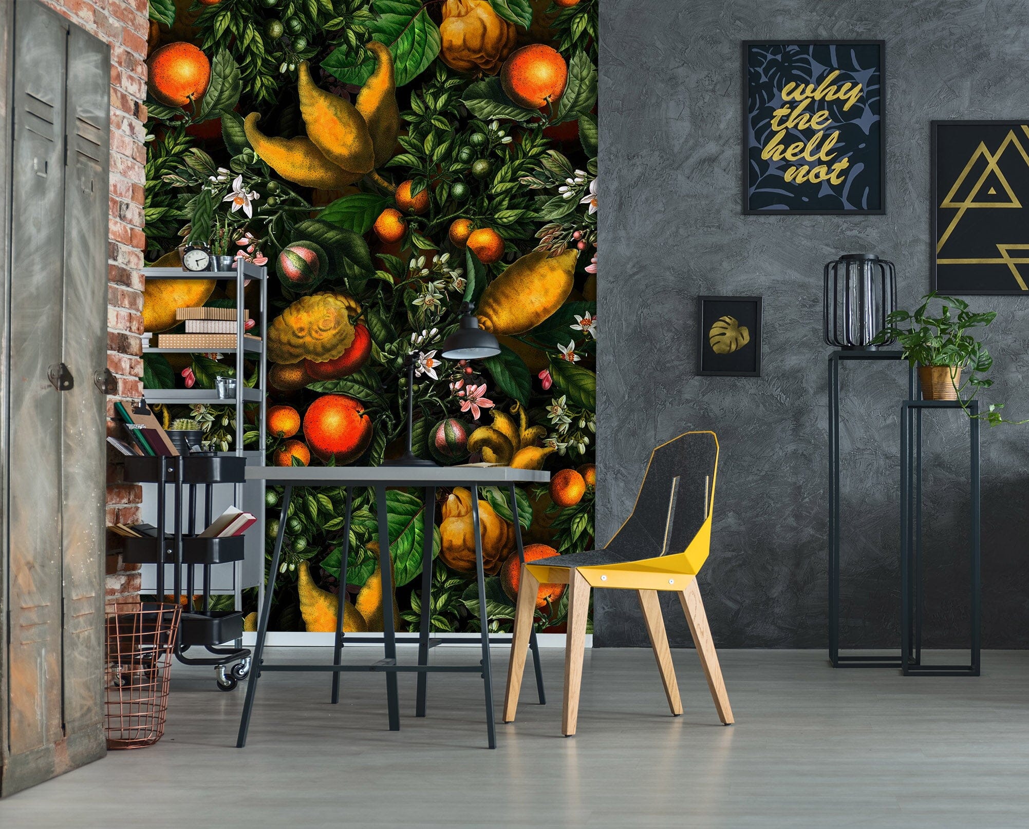 3D Golden Fruit 181 Uta Naumann Wall Mural Wall Murals Wallpaper AJ Wallpaper 2