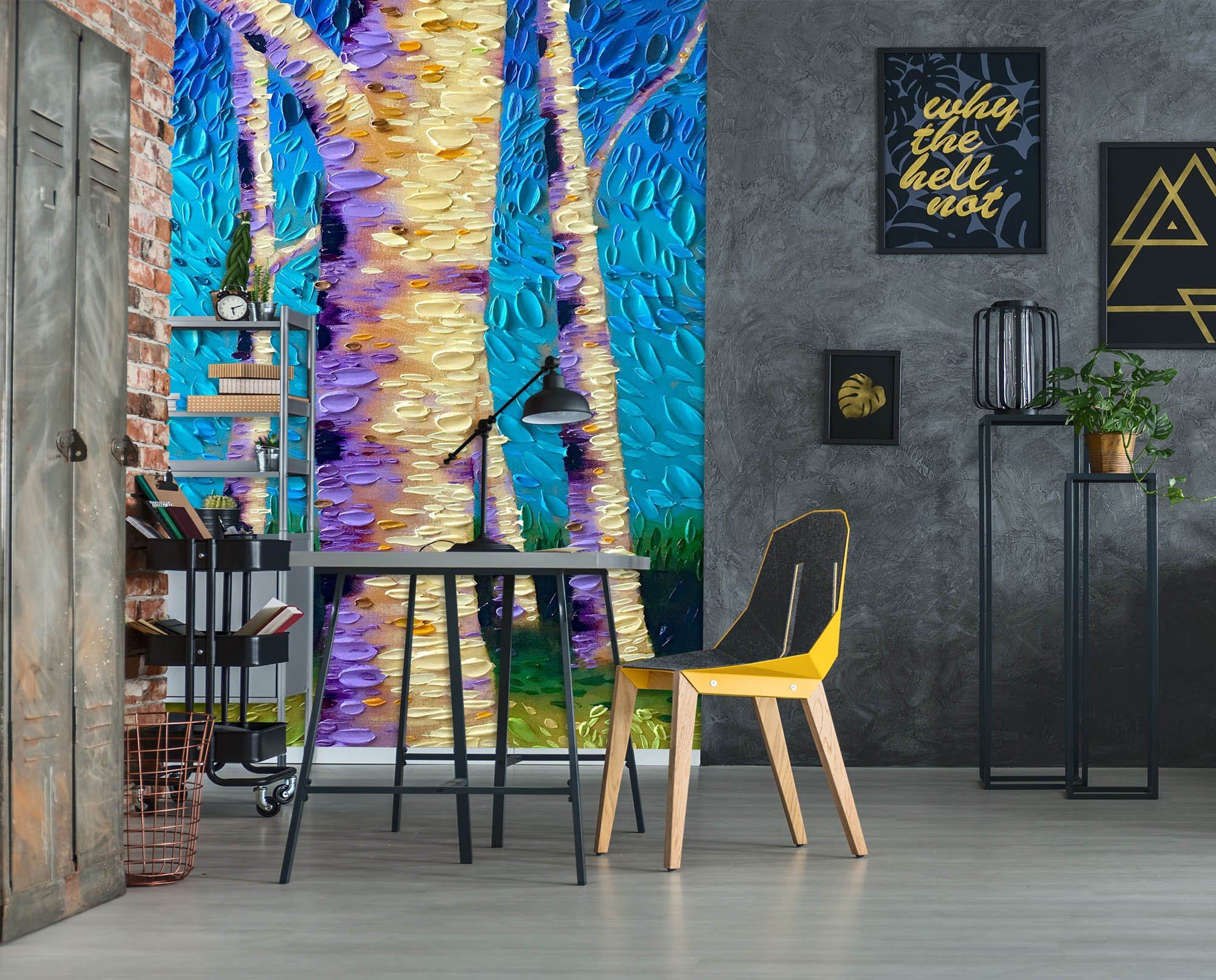 3D Abstract Tree 1426 Dena Tollefson Wall Mural Wall Murals Wallpaper AJ Wallpaper 2