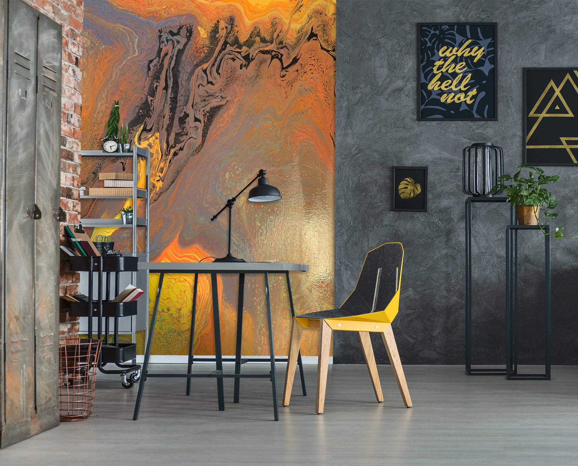 3D Golden Texture 40039 Valerie Latrice Wall Mural Wall Murals