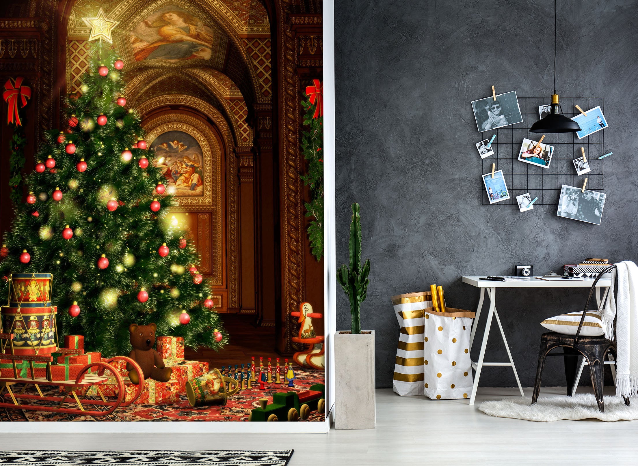 3D Christmas tree 1117 Wall Murals