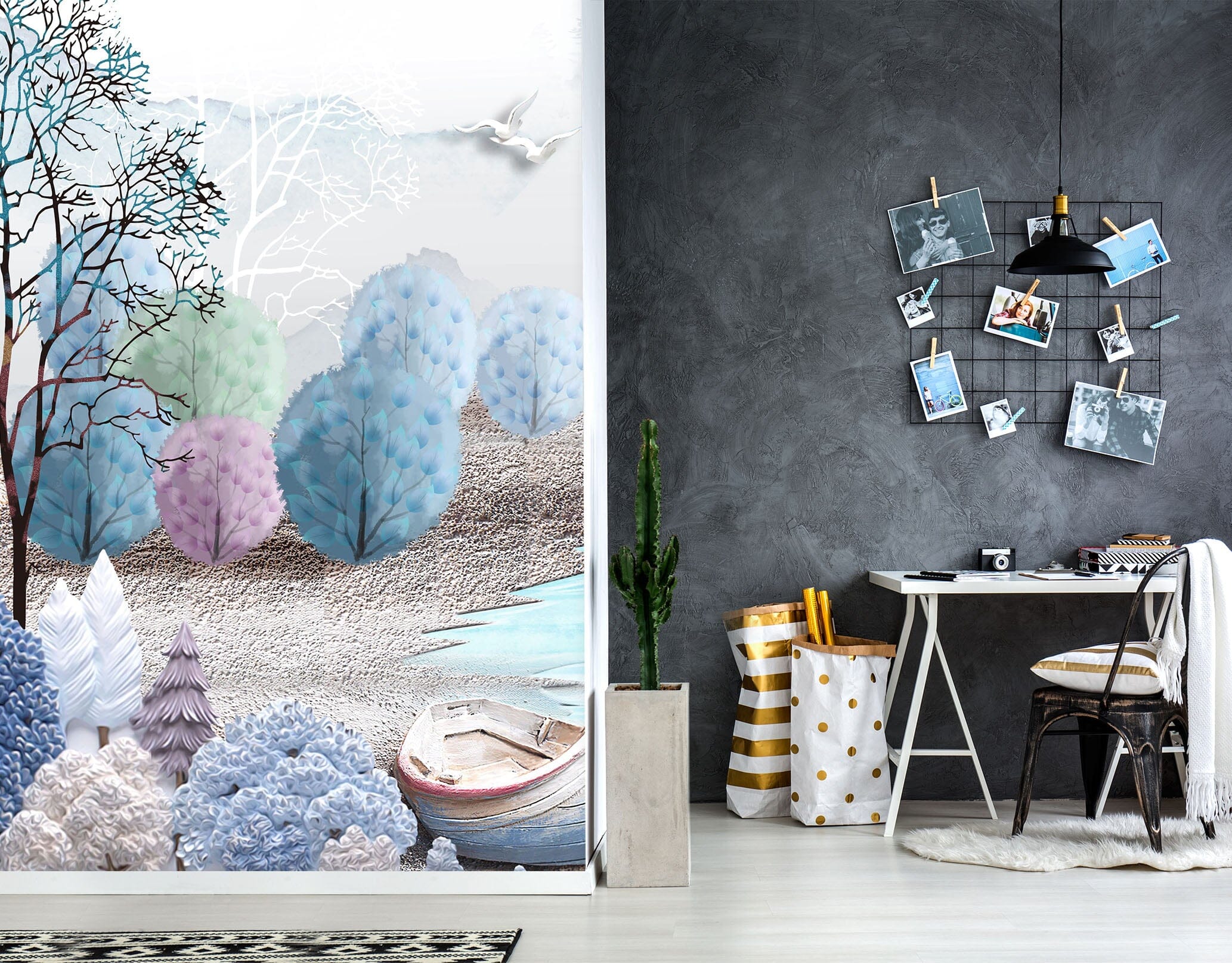 3D Color Forest 1824 Wall Murals Wallpaper AJ Wallpaper 2