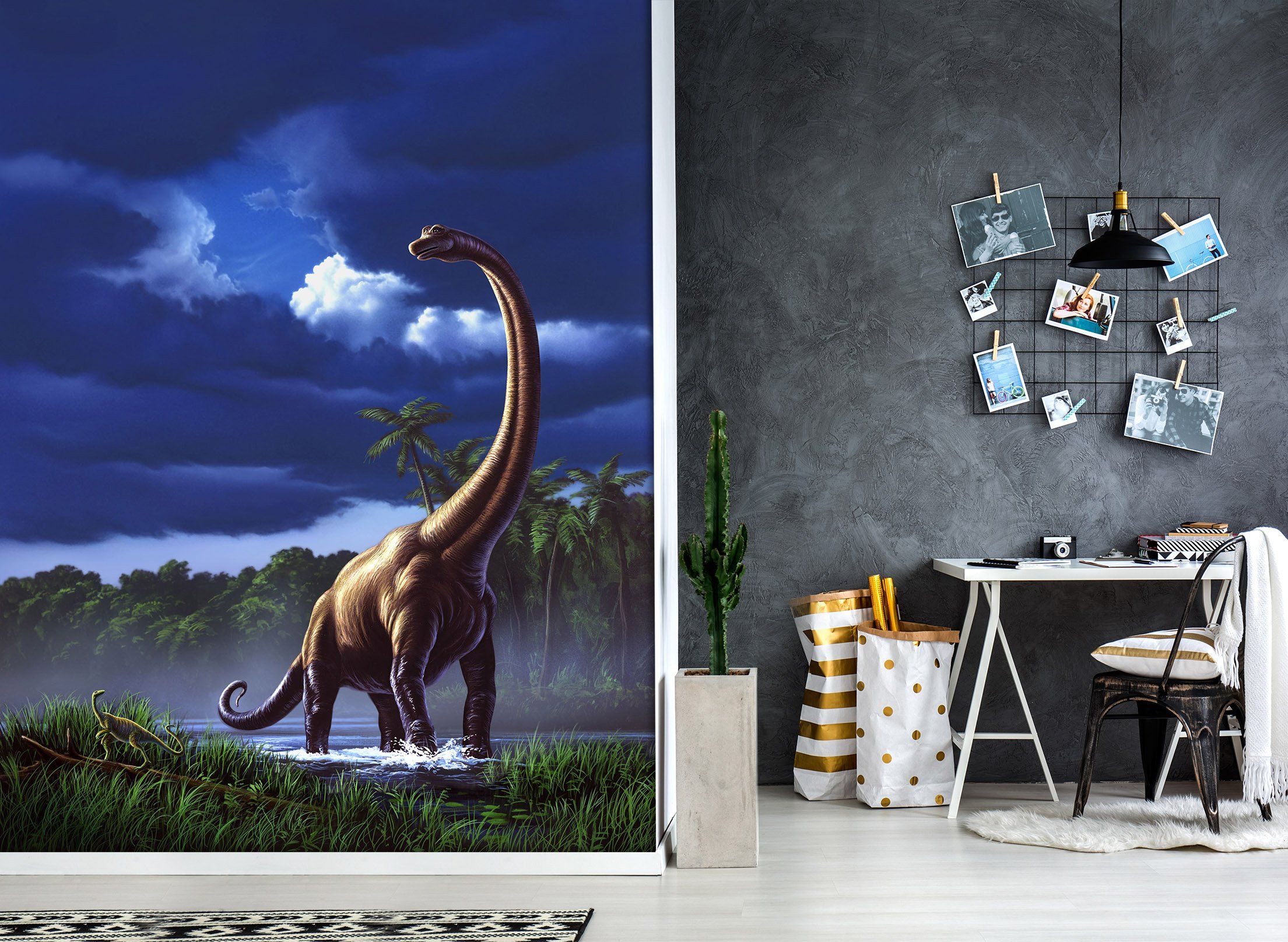 3D Brachiosaur 1403 Jerry LoFaro Wall Mural Wall Murals Wallpaper AJ Wallpaper 2