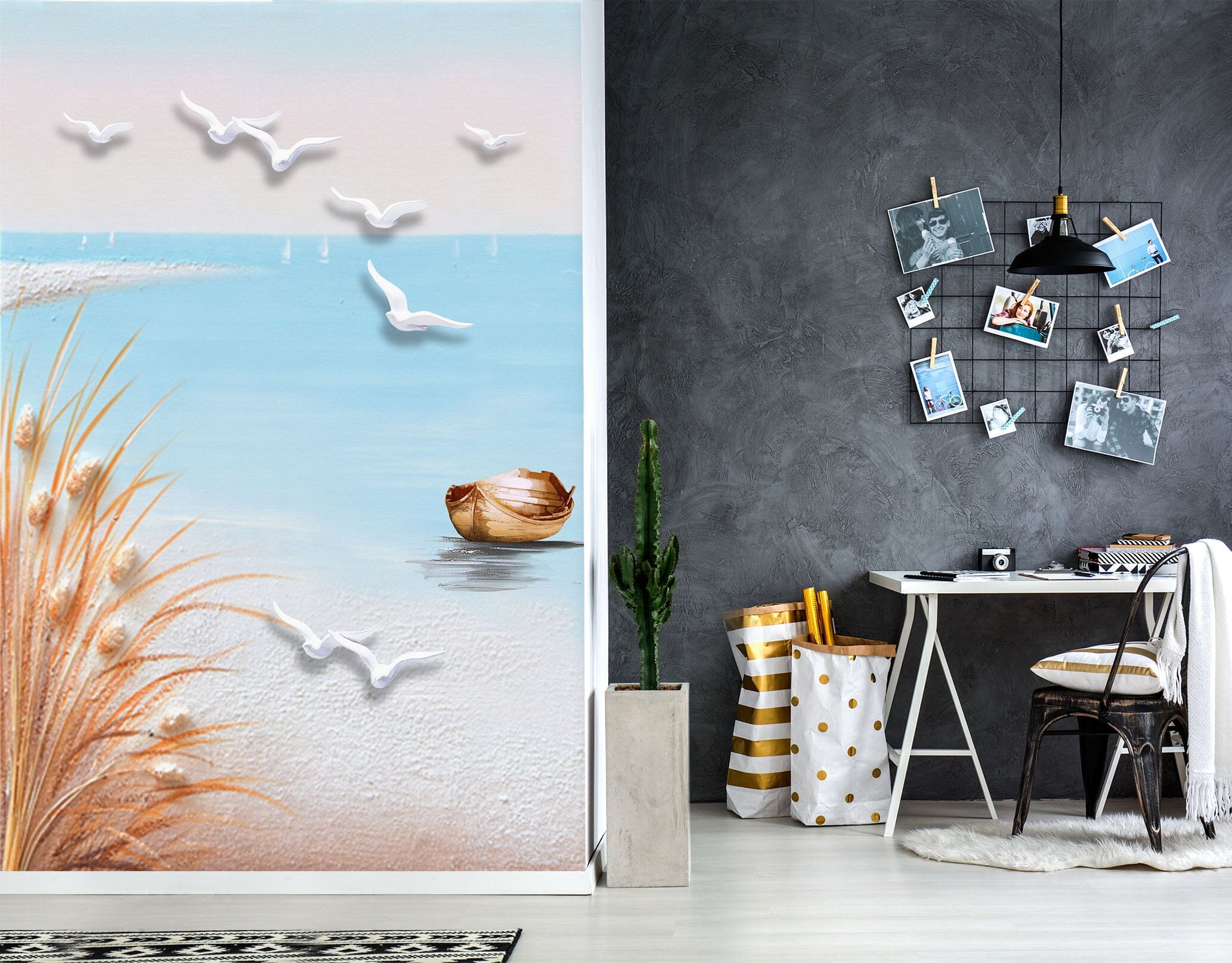 3D Asuka Boat 1828 Wall Murals Wallpaper AJ Wallpaper 2