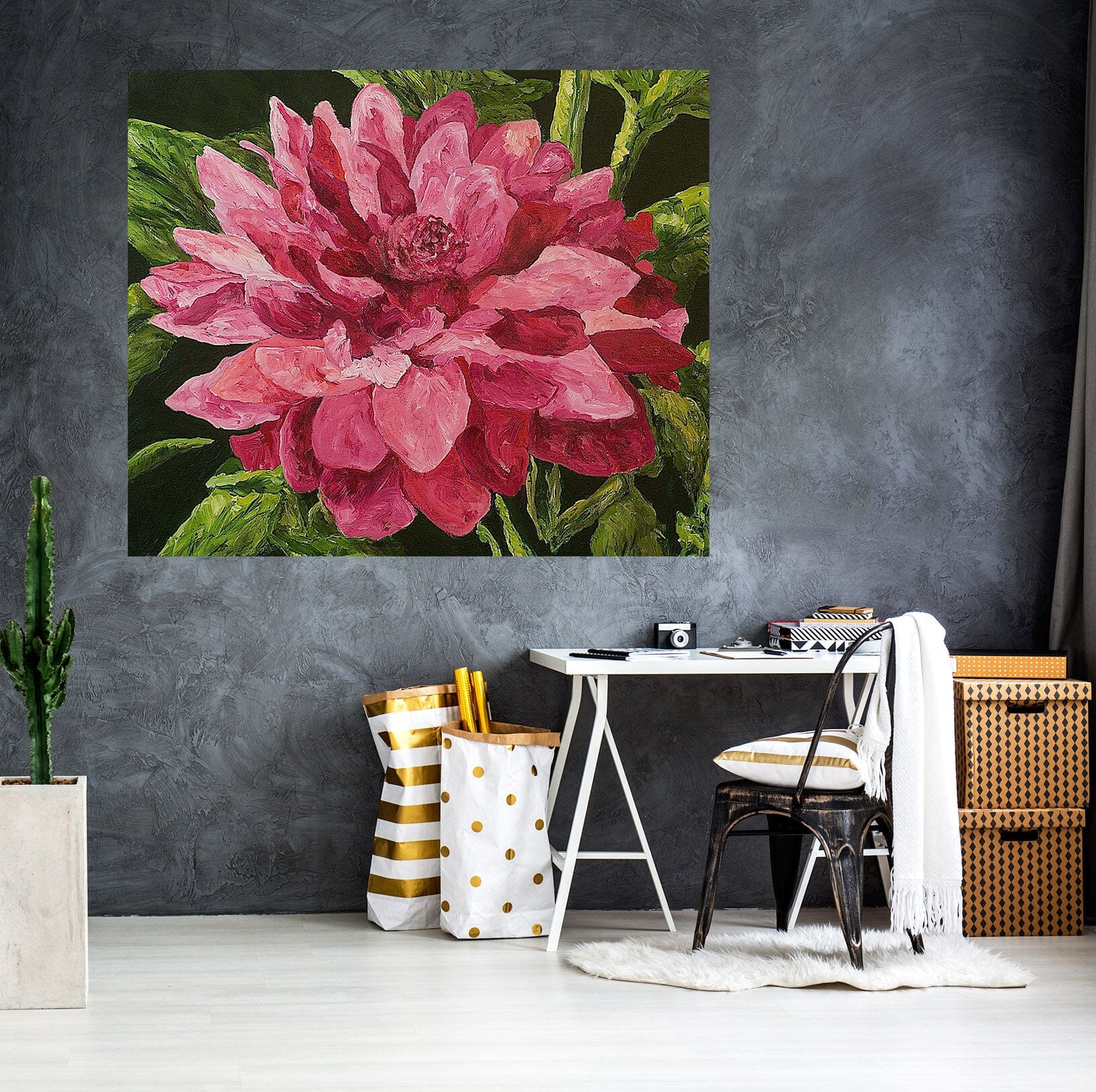 3D Pink Flowers 166 Allan P. Friedlander Wall Sticker Wallpaper AJ Wallpaper 2