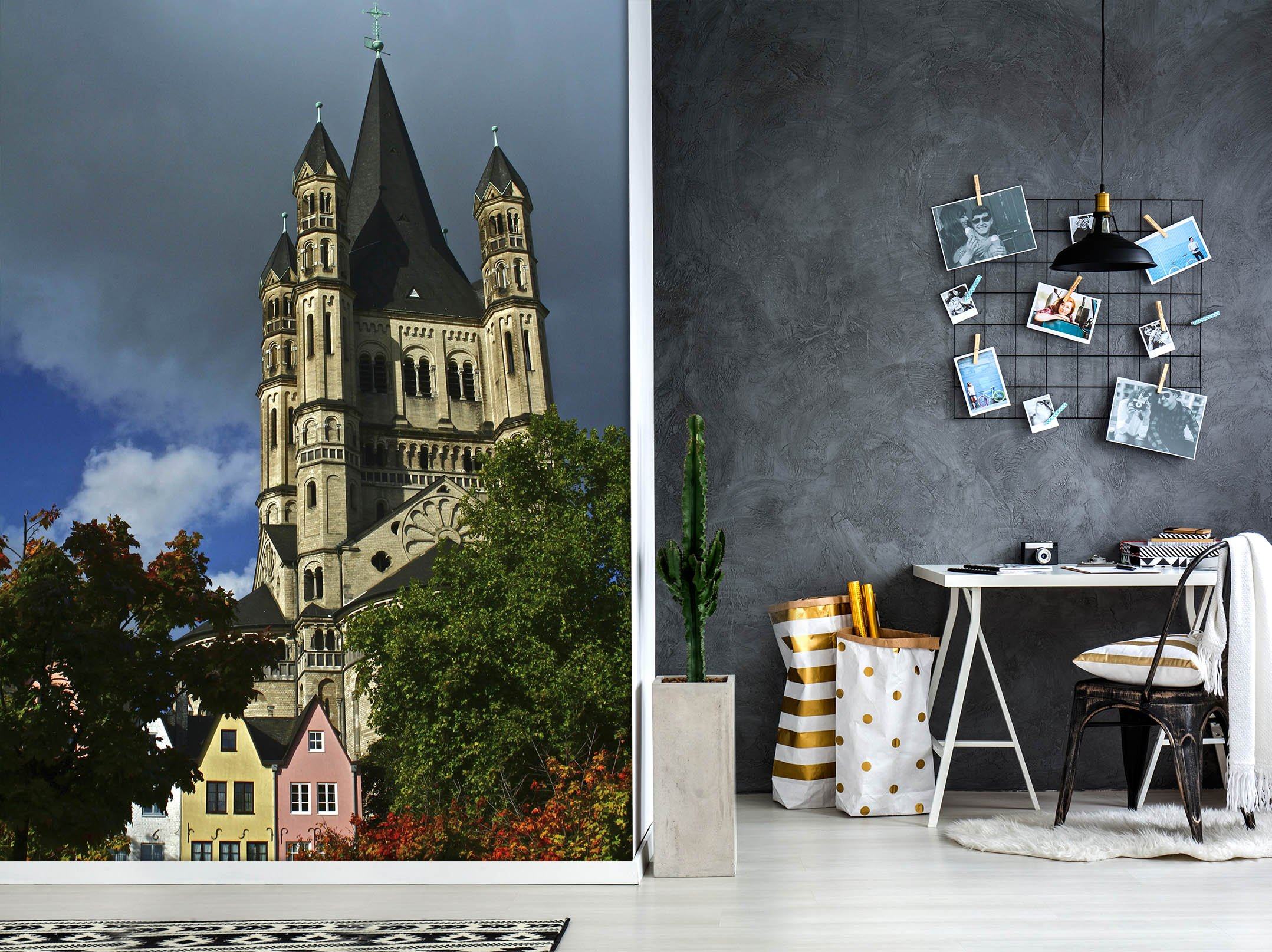 3D Alpine Castle 1402 Kathy Barefield Wall Mural Wall Murals Wallpaper AJ Wallpaper 2