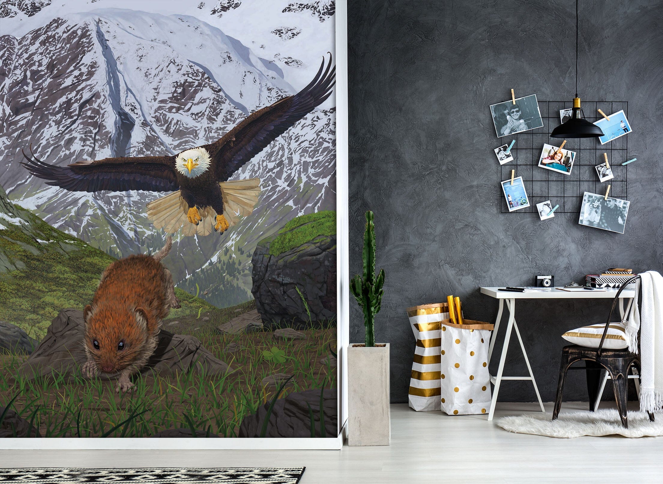 3D Eagle 1406 Wall Murals Exclusive Designer Vincent Wallpaper AJ Wallpaper 2