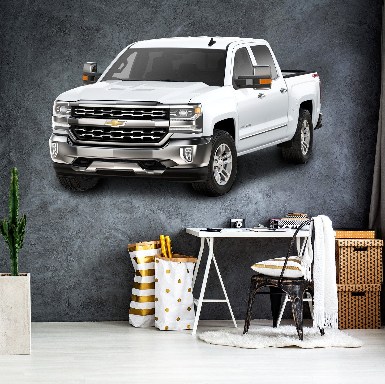 3D Chevy Silverado 0010 Vehicles Wallpaper AJ Wallpaper