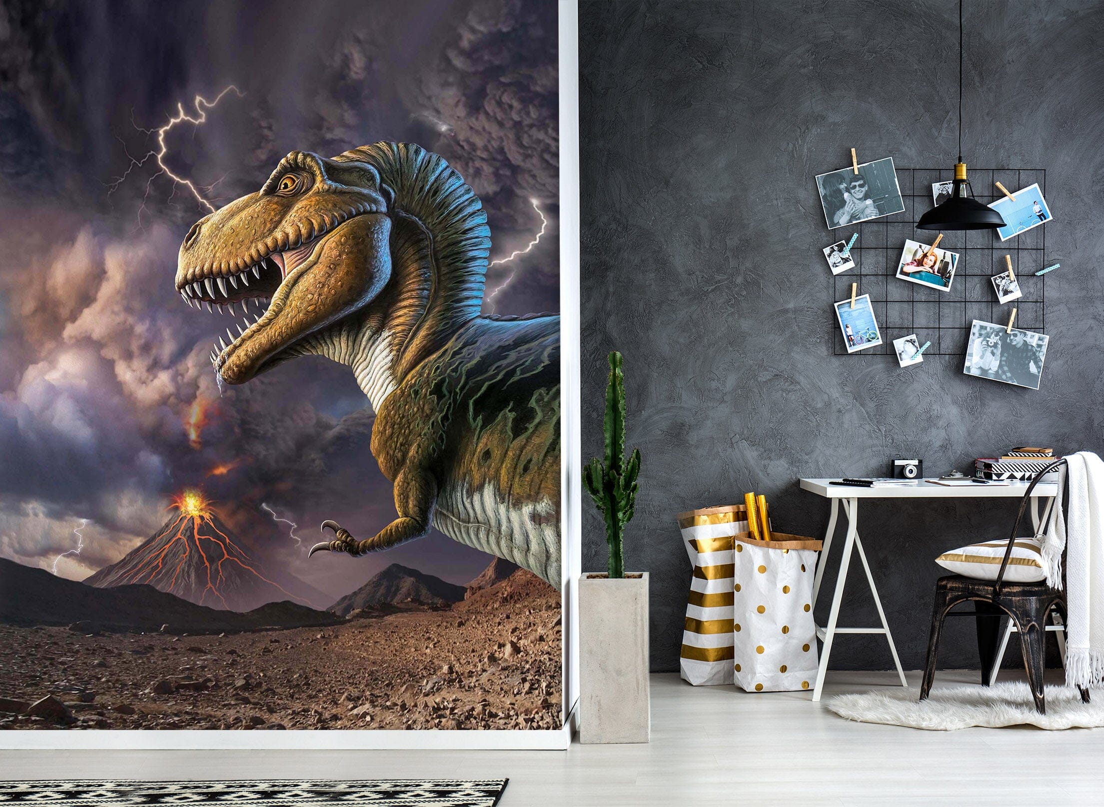 3D Volcano Rex 1419 Jerry LoFaro Wall Mural Wall Murals Wallpaper AJ Wallpaper 2