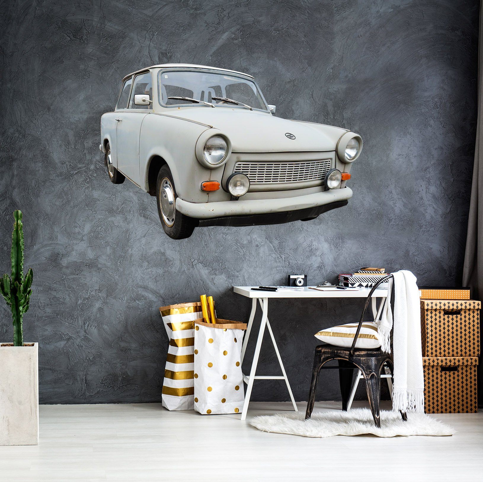 3D Transport White 0249 Vehicles Wallpaper AJ Wallpaper