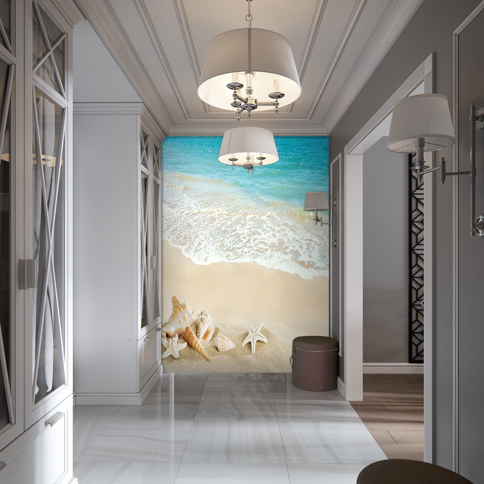 3D Beach Shell 103 Wall Murals Wallpaper AJ Wallpaper 2