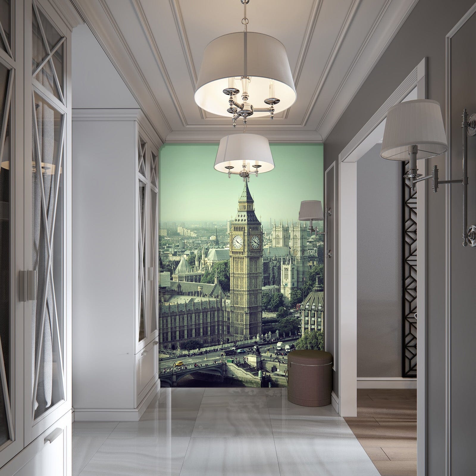 3D New York Clock Tower 106 Wall Murals Wallpaper AJ Wallpaper 2