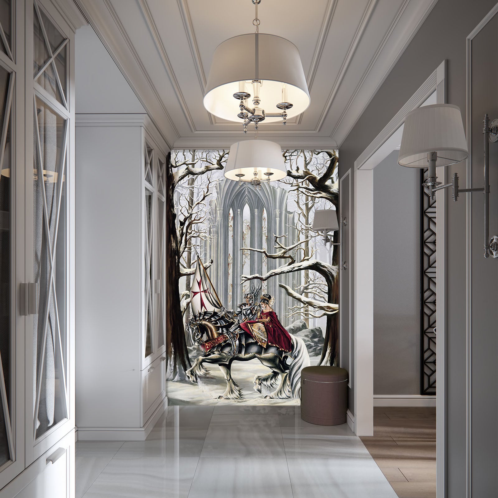 3D Branch Knight 8143 Ruth Thompson Wall Mural Wall Murals