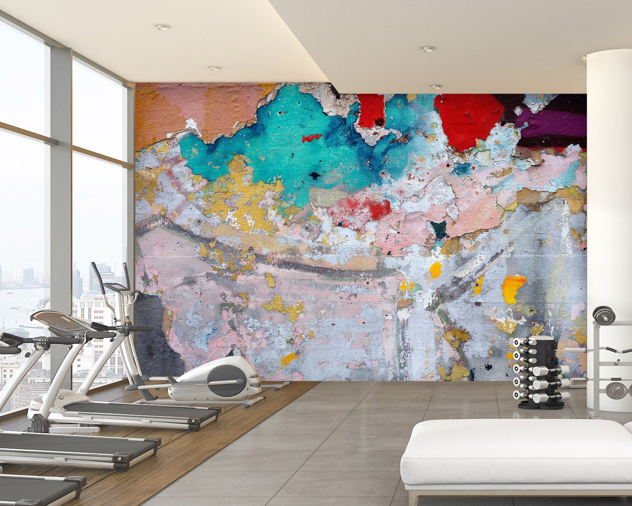 3D Color Graffiti 125 Wall Murals Wallpaper AJ Wallpaper 2