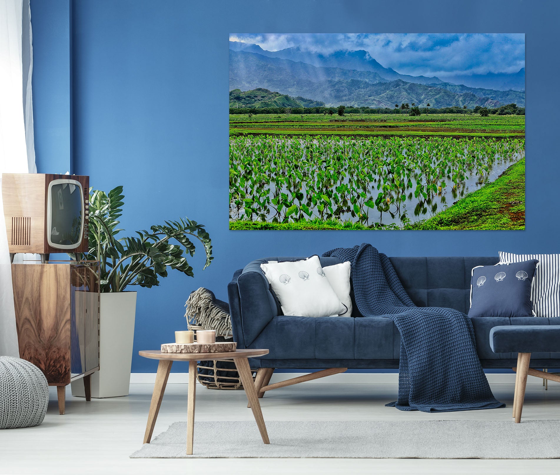 3D Taro Fields 11199 Kathy Barefield Wall Sticker