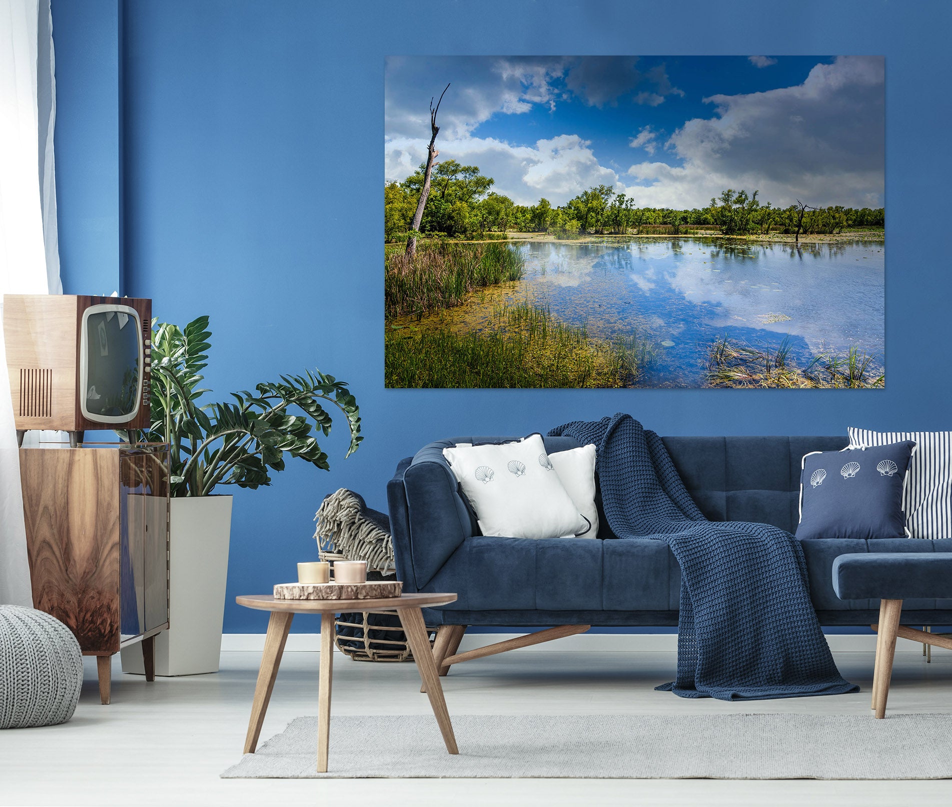 3D Cloud Lake 4007 Beth Sheridan Wall Sticker