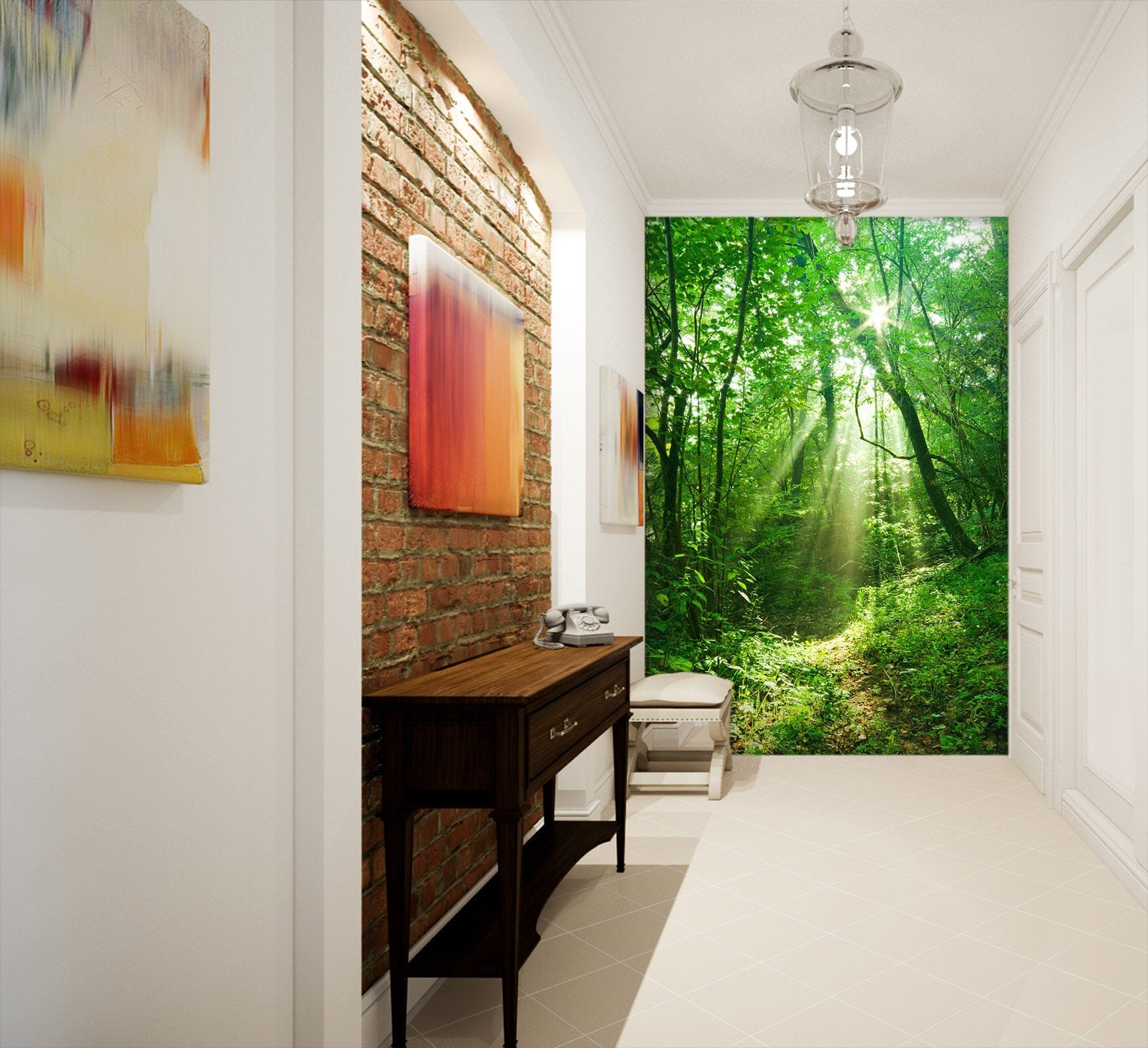 3D Woods Forest 112 Wall Murals Wallpaper AJ Wallpaper 2