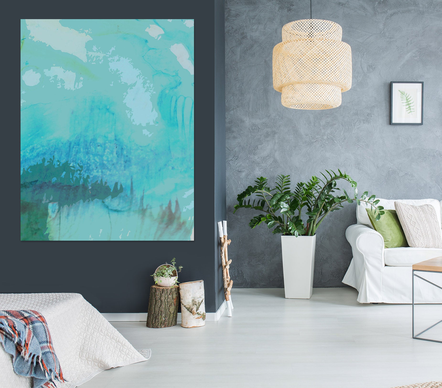 3D Blue Calm 70160 Shandra Smith Wall Sticker