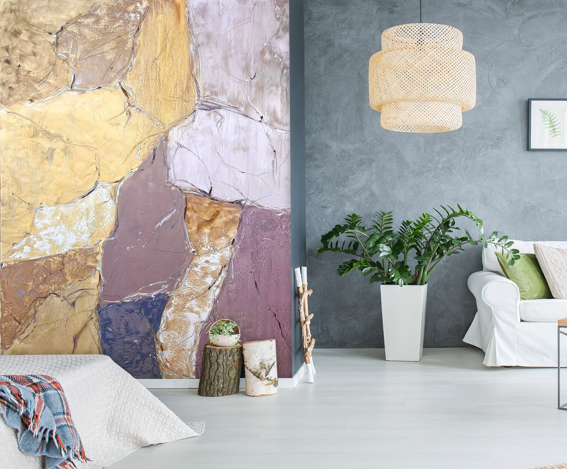3D Colored Stone Texture 3129 Skromova Marina Wall Mural Wall Murals