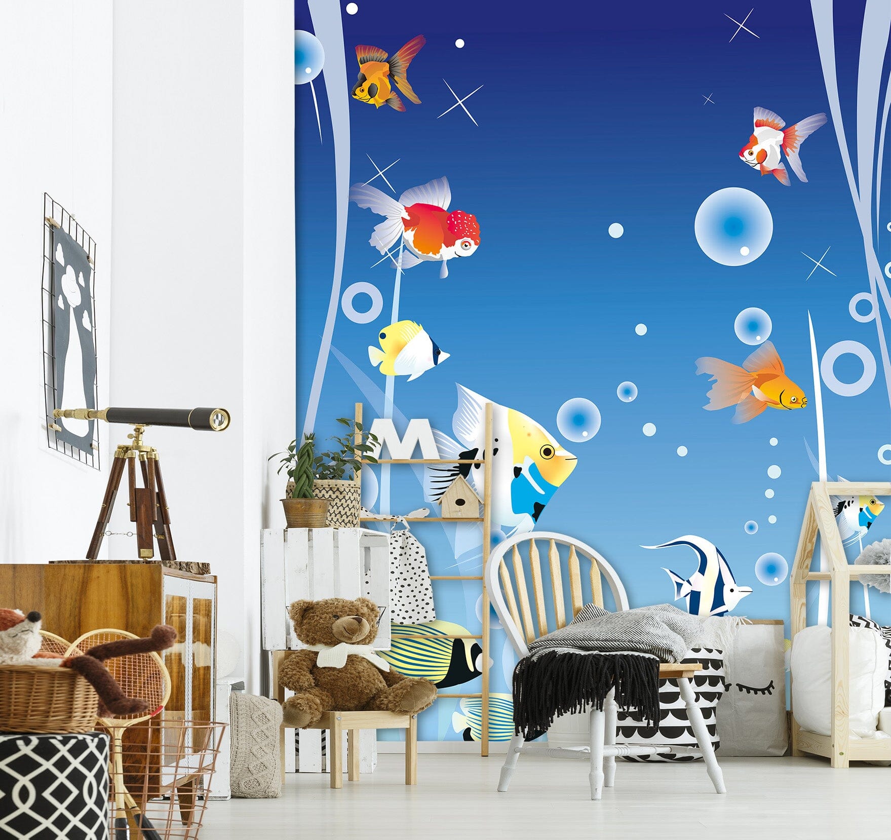3D Color Fish1 738 Wall Murals Wallpaper AJ Wallpaper 2