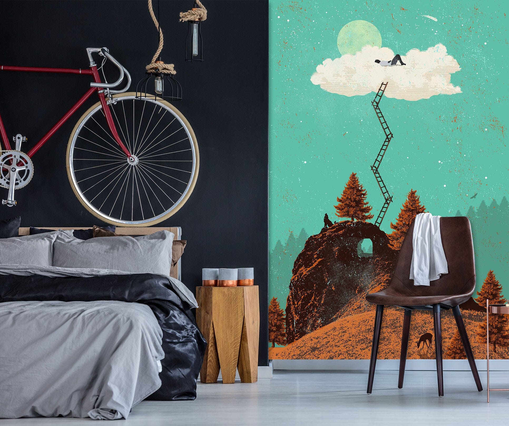 3D Dreaming 1401 Showdeer Wall Mural Wall Murals Wallpaper AJ Wallpaper 2