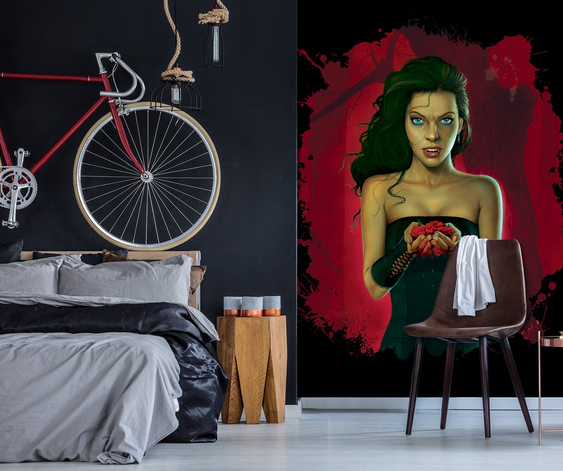 3D Female Warrior 1412 Wall Murals Exclusive Designer Vincent Wallpaper AJ Wallpaper 2